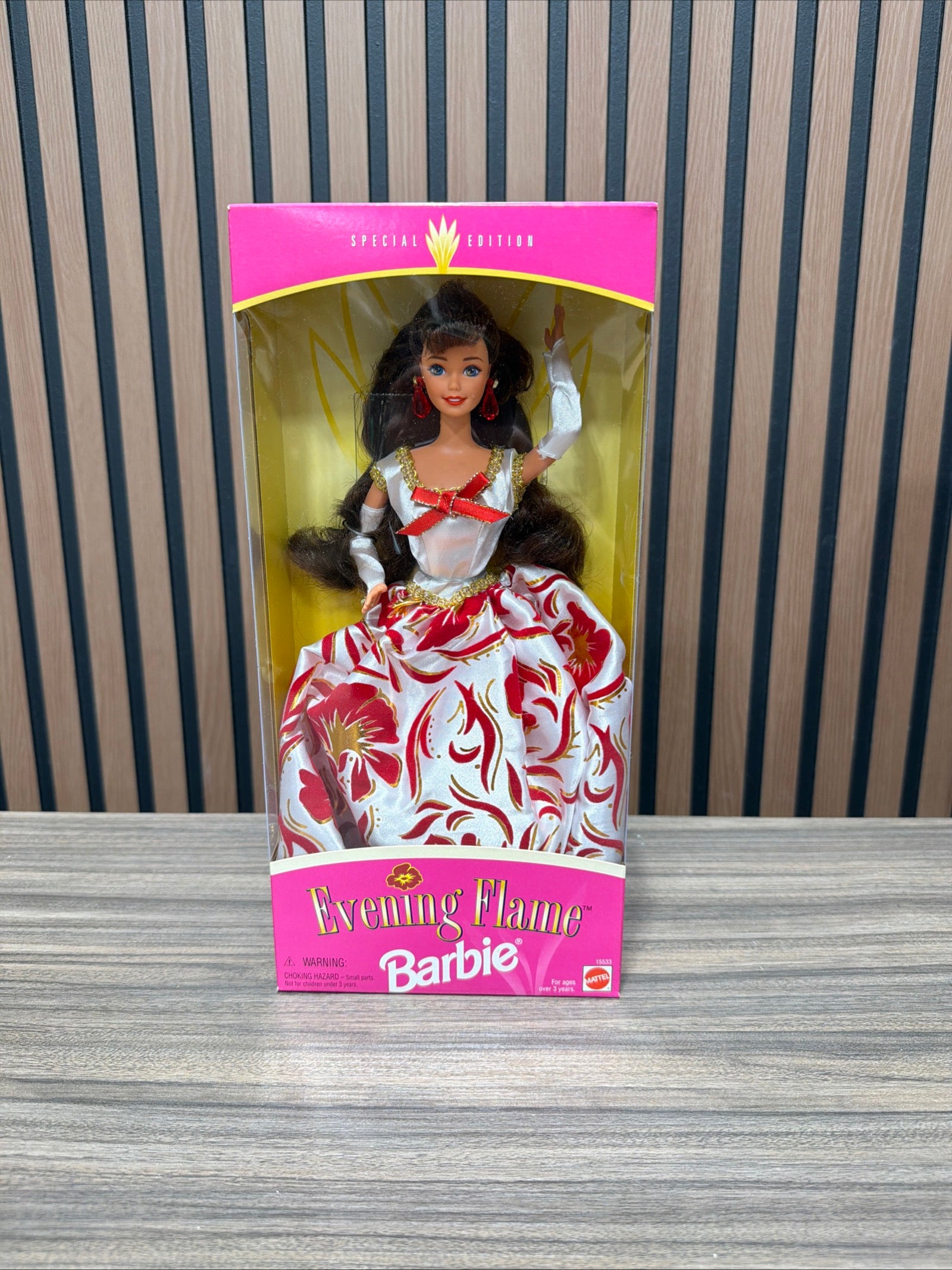 1995 Mattel Evening Flame Barbie Doll #15533 Special Edition