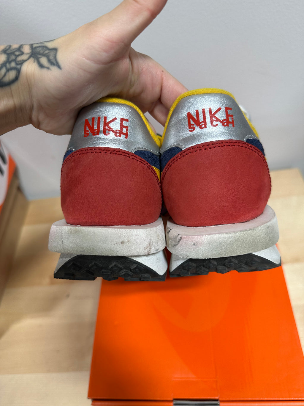 Nike LDWaffle x Sacai "Varsity Blue Del Sol" - Men's 12 / Women's 13.5 - BV0073-400 (With Box)