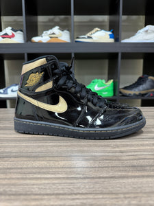 Jordan 1 Retro High Black Metallic Gold (2020) Sz 10.5