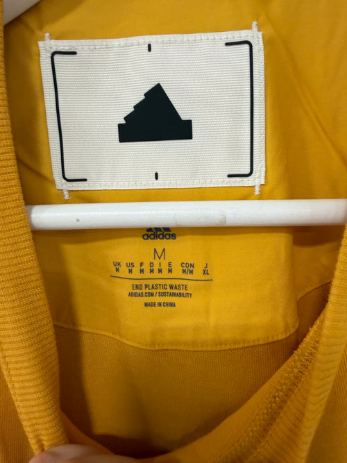 Adidas Real Madrid Yellow Long Sleeve Sz Mens Medium