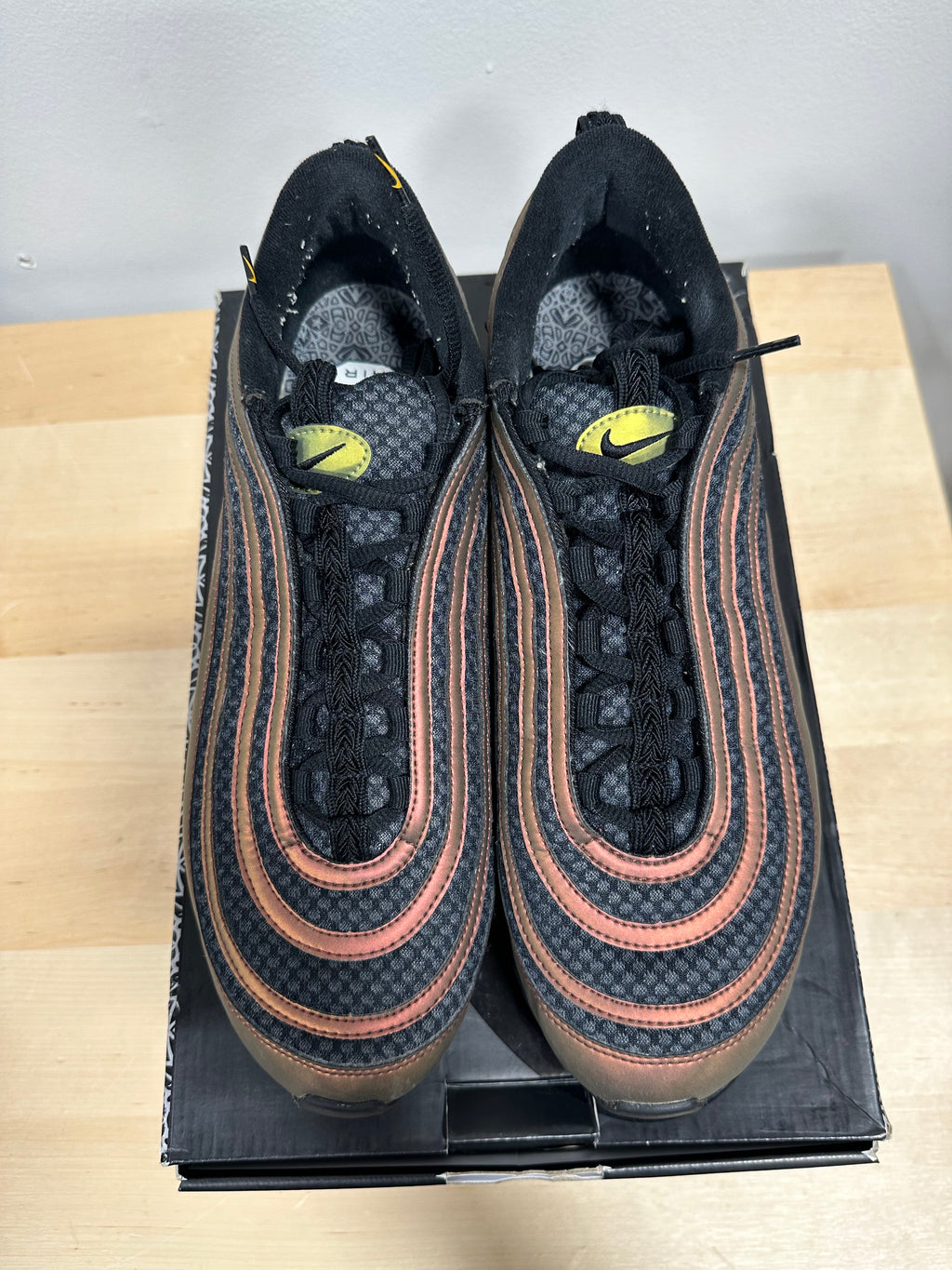 2017 Nike Air Max 97 Ultra '17 x Skepta SkAir - Rose Gold/Sulfur - Men's 12 (With OG Box)