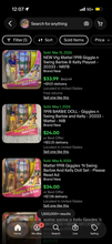 Load image into Gallery viewer, 1998 Mattel #20333 GIGGLES 'N SWING Barbie &amp; Kelly Play Set NRFB New Slide/Swing
