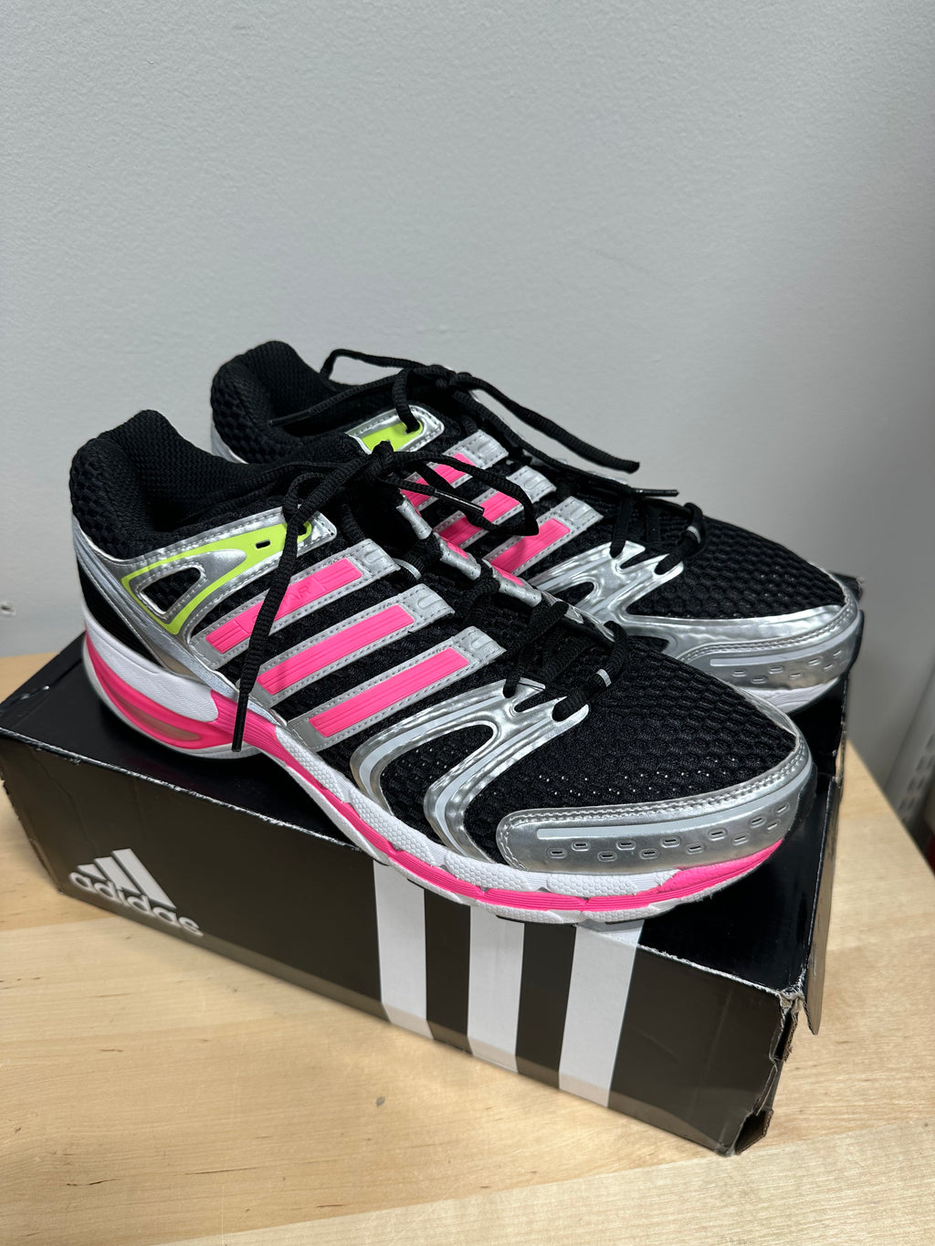 adidas Adistar Control 5 "Lucid Pink Silver Metallic" - Men's 13 / Women's 14 - JS0041 (With Box)