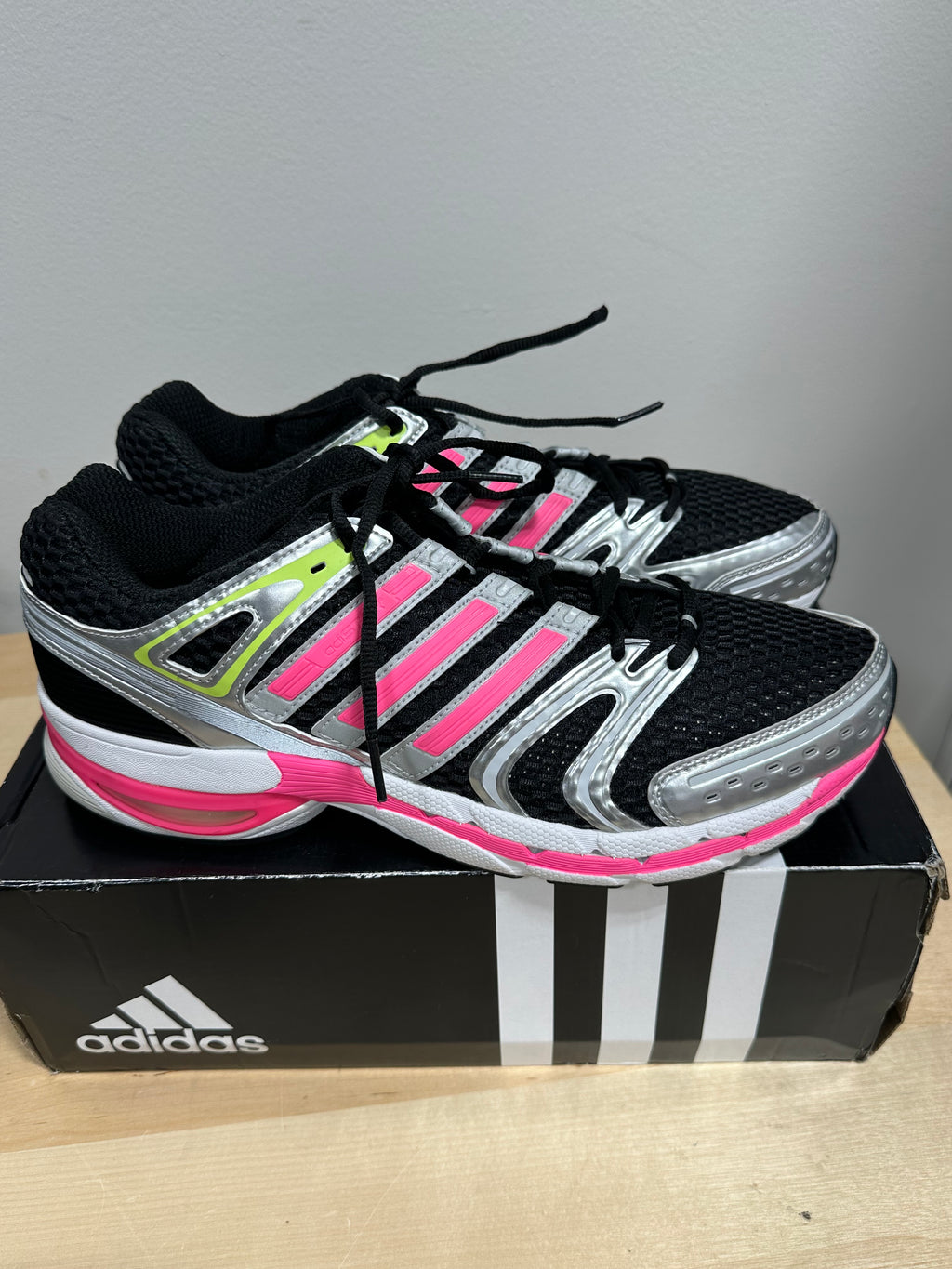 adidas Adistar Control 5 "Lucid Pink Silver Metallic" - Men's 13 / Women's 14 - JS0041 (With Box)