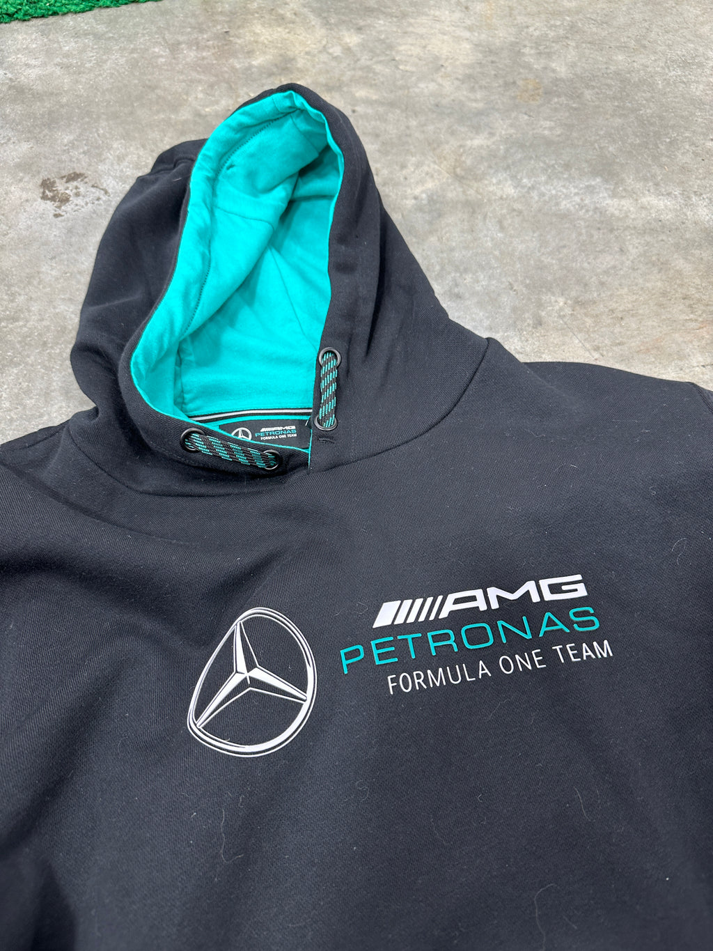 Mercedes AMG F1 Hoodie Sz L