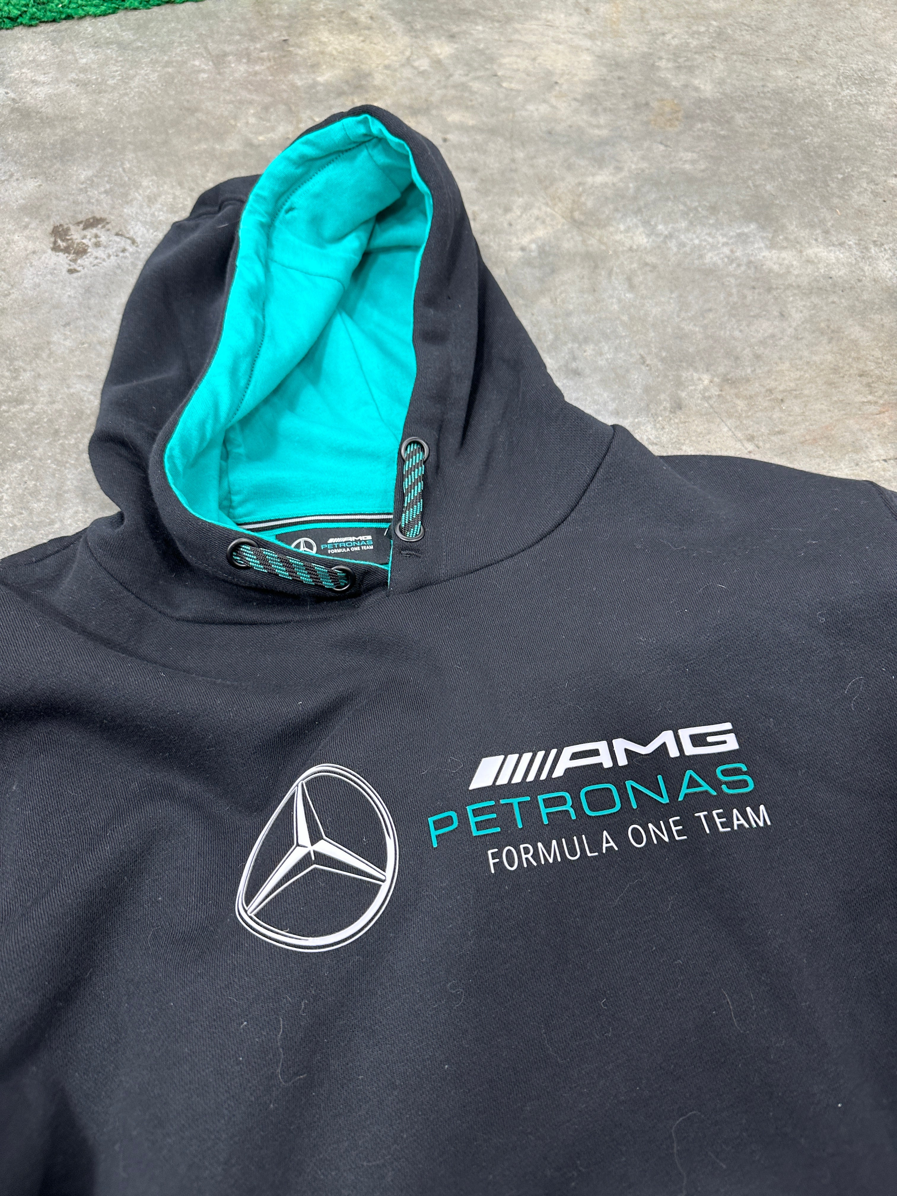 Mercedes AMG F1 Hoodie Sz L