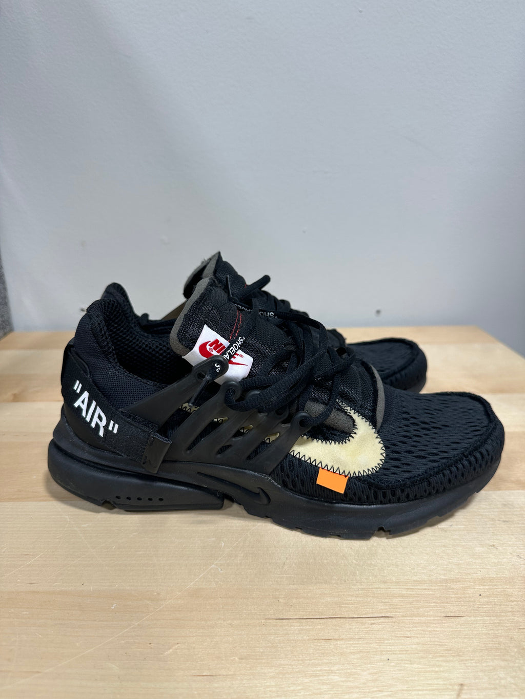 Nike Air Presto x Off-White "Black" Virgil Abloh - Men's Size 10 - AA3830-002 (Shoes Only)