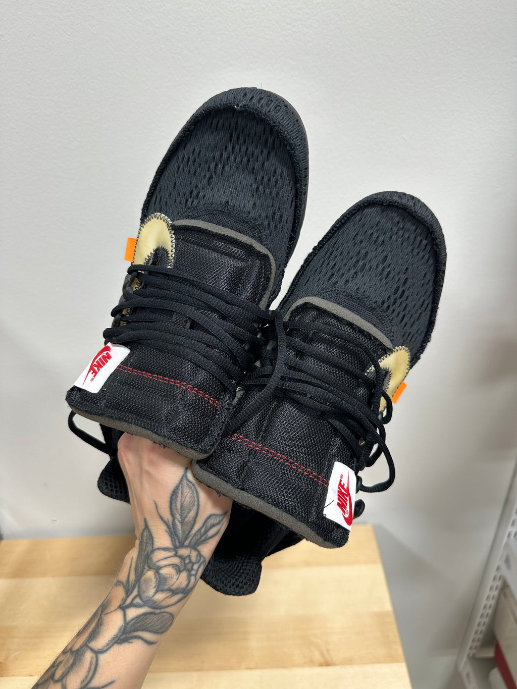Nike Air Presto x Off-White "Black" Virgil Abloh - Men's Size 10 - AA3830-002 (Shoes Only)