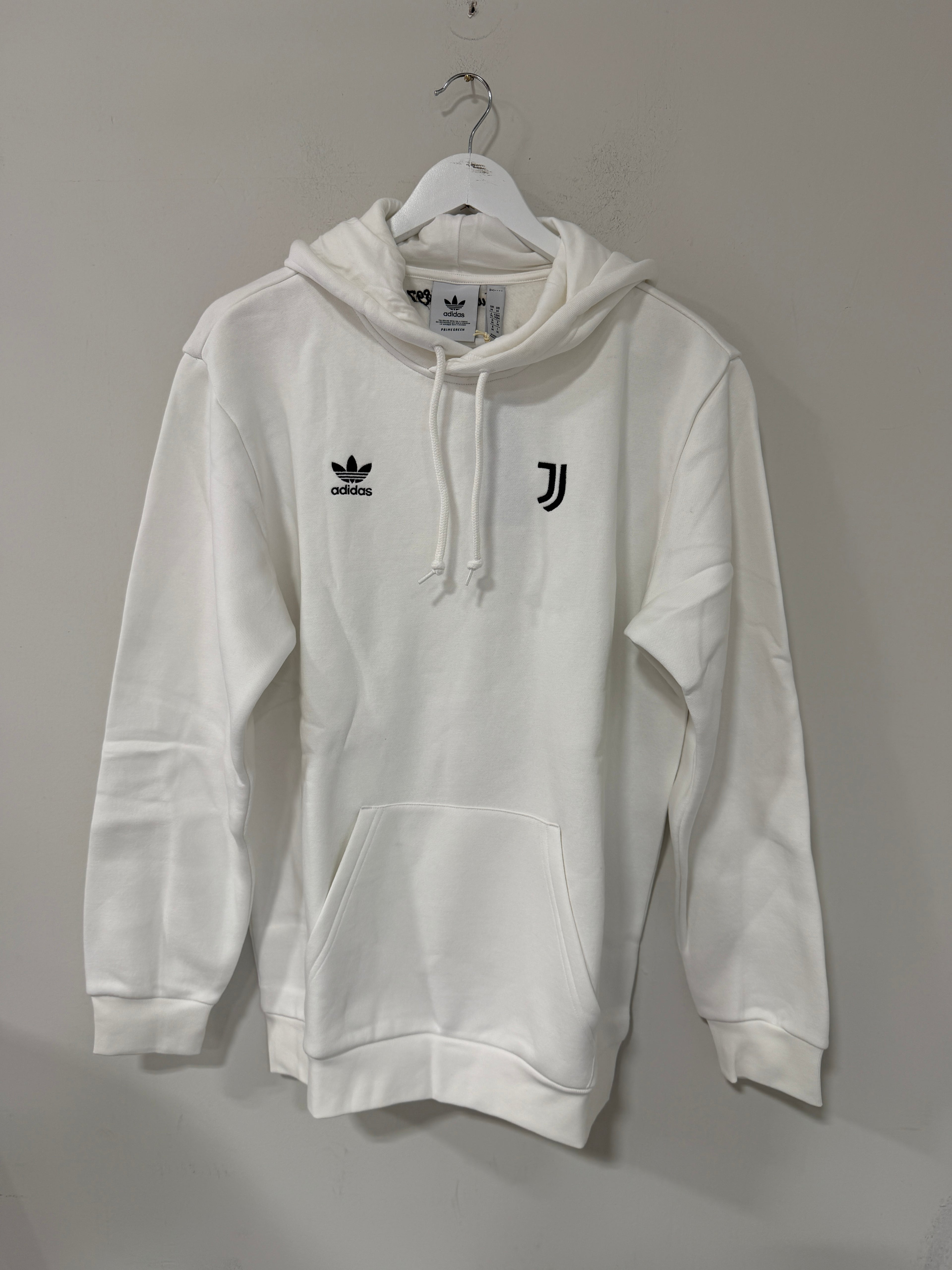 adidas Juventus Essentials Trefoil Hoodie Mens Sz Medium
