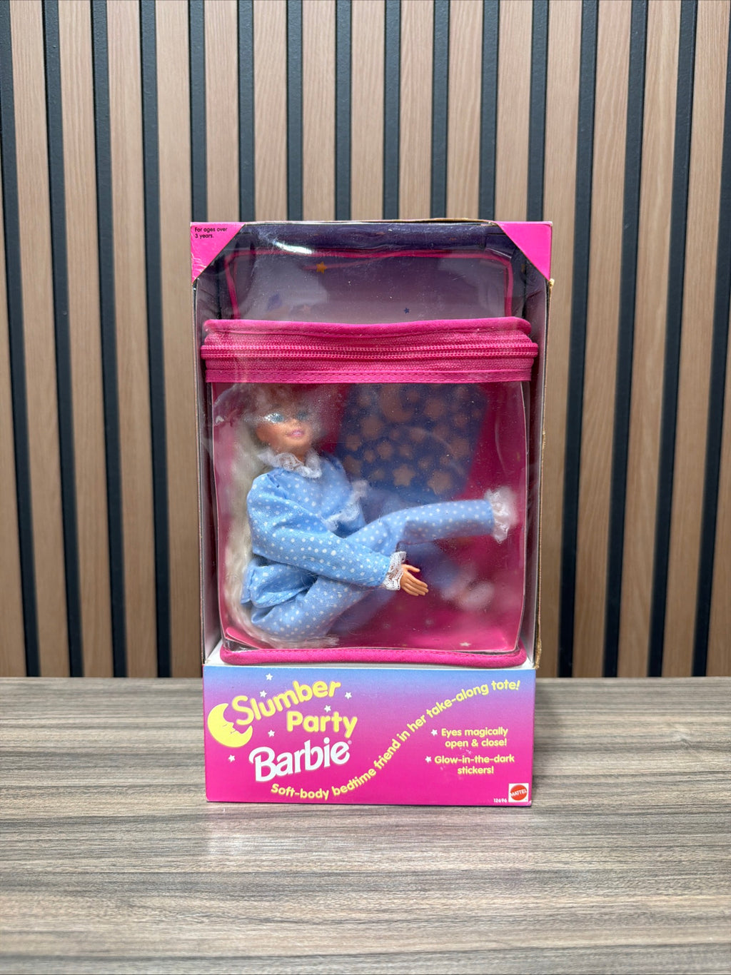 1994 Slumber Party Barbie Doll #12696 NRFB Mattel With Travel Tote