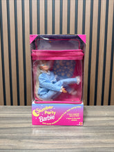 Load image into Gallery viewer, 1994 Slumber Party Barbie Doll #12696 NRFB Mattel With Travel Tote
