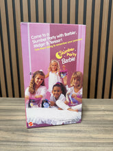 Load image into Gallery viewer, 1994 Slumber Party Barbie Doll #12696 NRFB Mattel With Travel Tote

