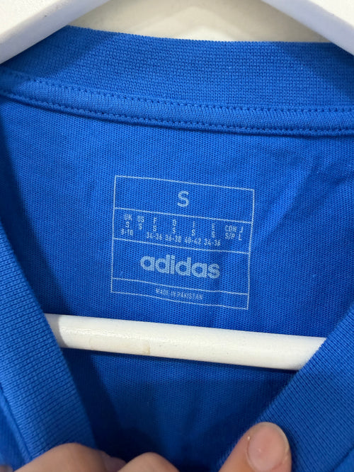Adidas Kids Soccer Shirt Blue/Orange Sz Small
