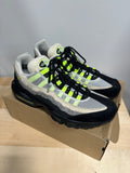 2020 Denham x Nike Air Max 95 "Volt" Suede Denim - Men's 12 / Women's 13.5 - DD9519-001 (With Box)