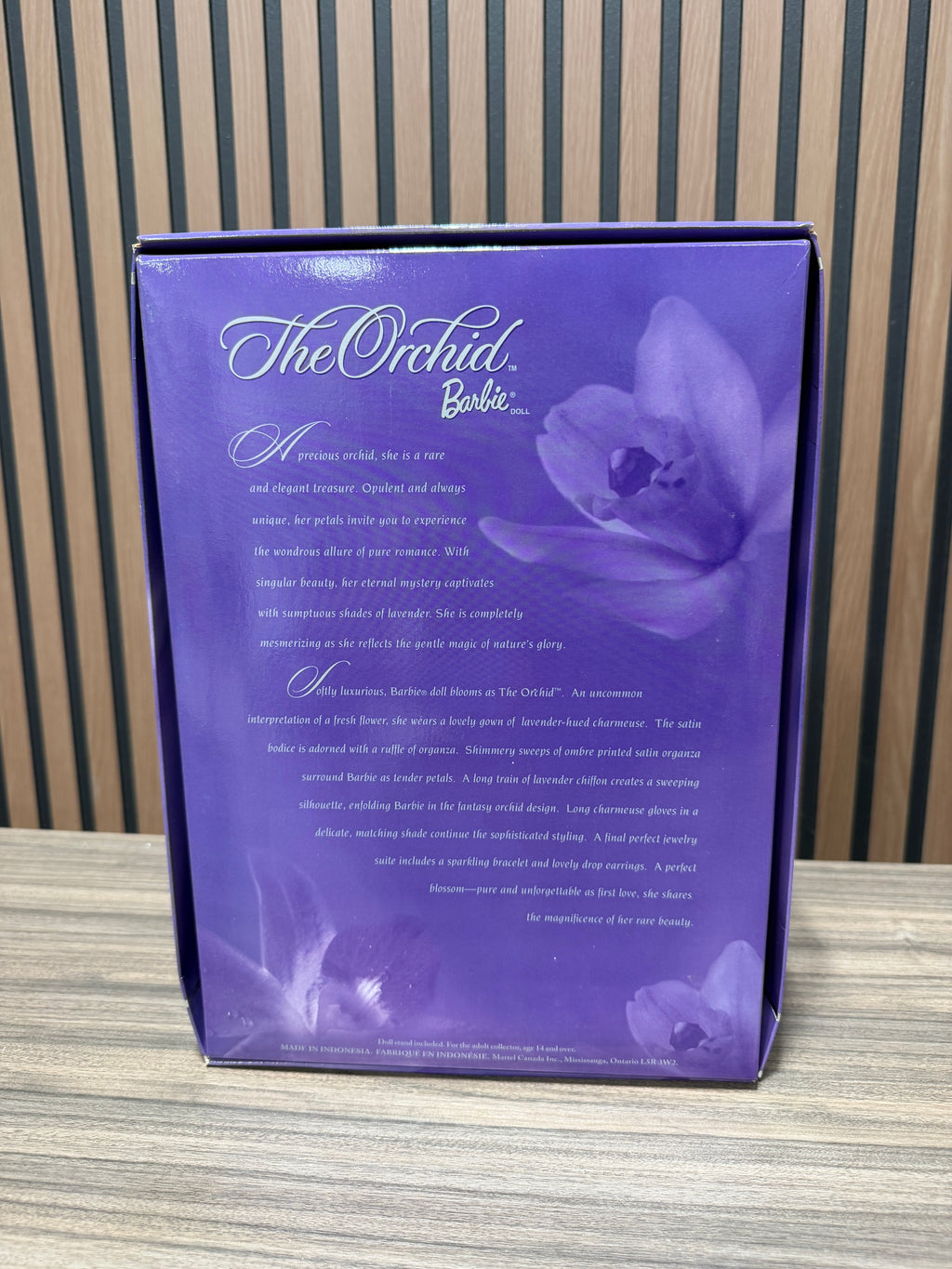 The Orchid Barbie 2001 Flowers in Fashion Limited Edition