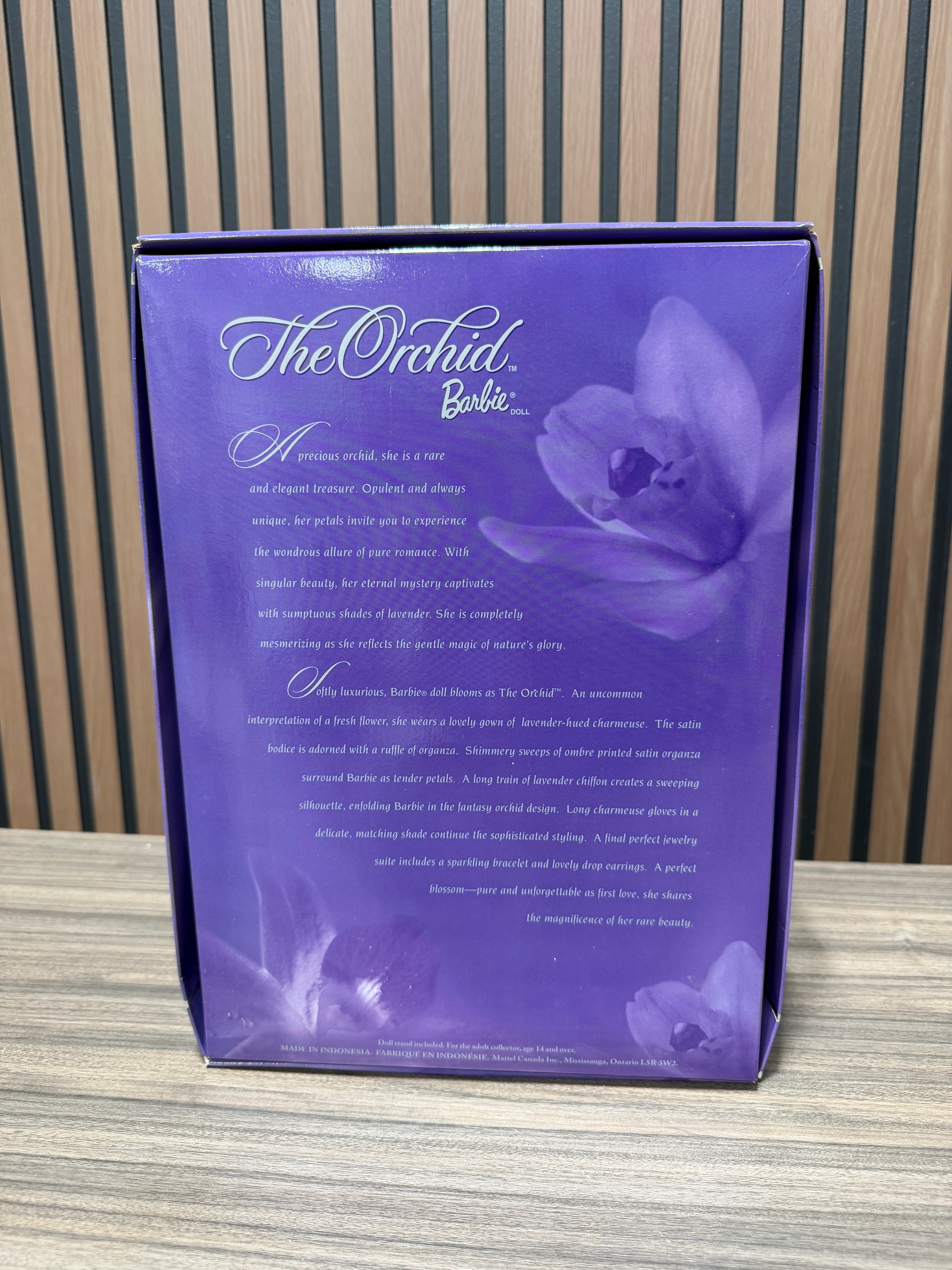 The Orchid Barbie 2001 Flowers in Fashion Limited Edition