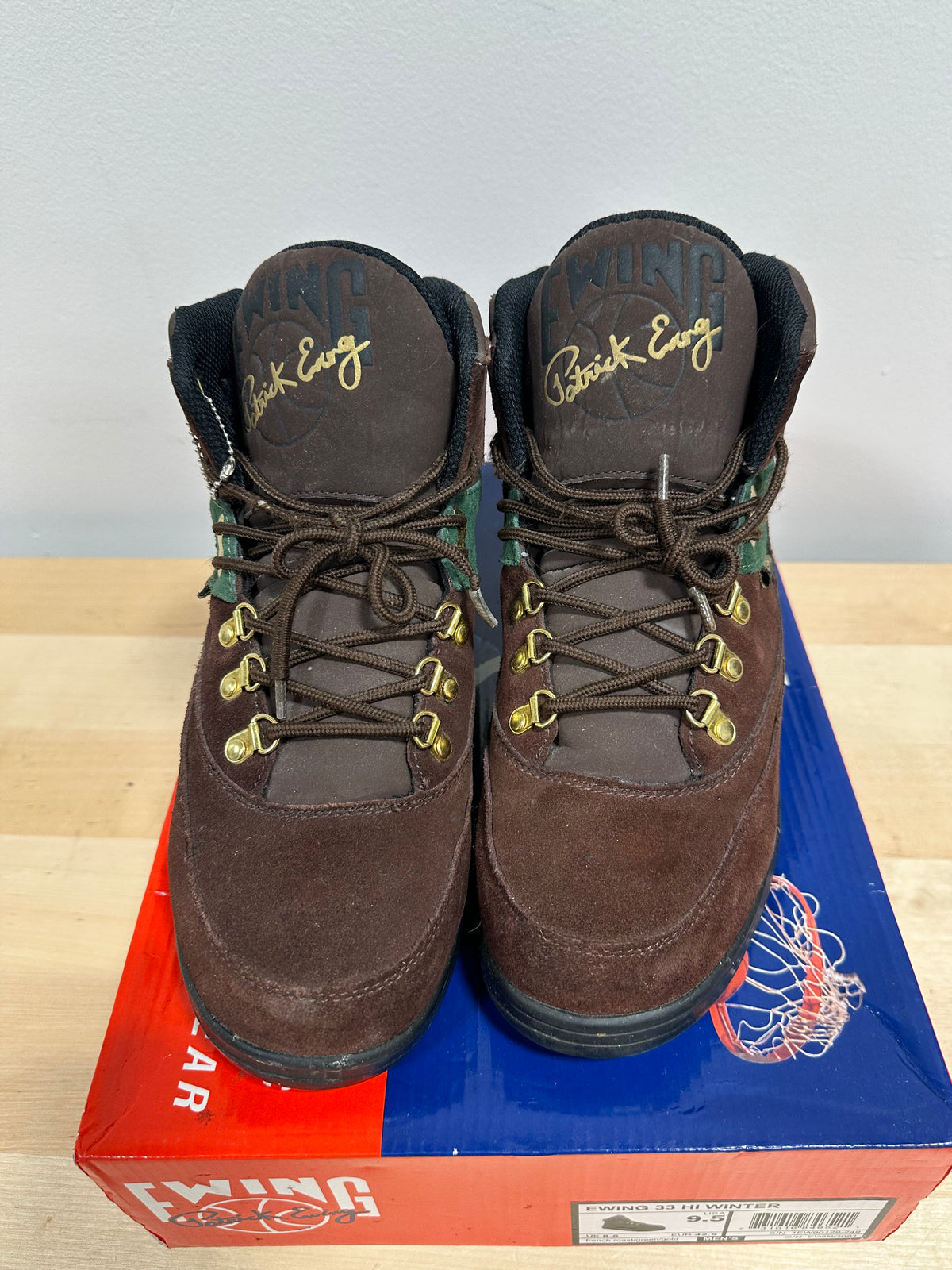 2015 Ewing Athletics 33 Hi Winter "Beef & Broccoli" Suede Boot - Men's Size 9.5 (With OG Box)