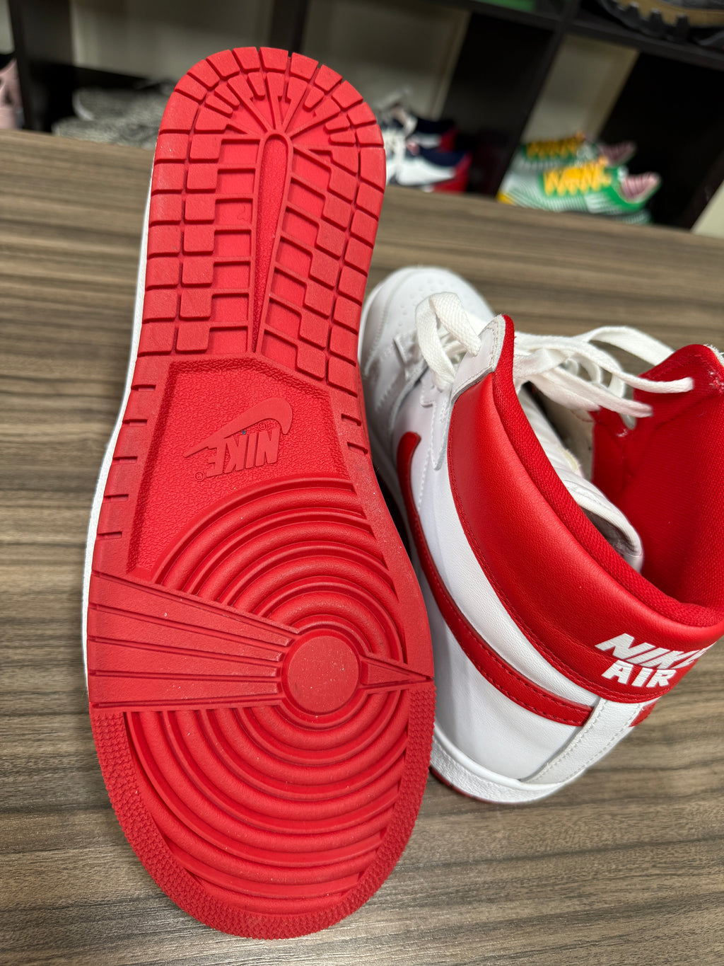 Nike Air Ship Red New Beginnings Sz 10.5 NO BOX