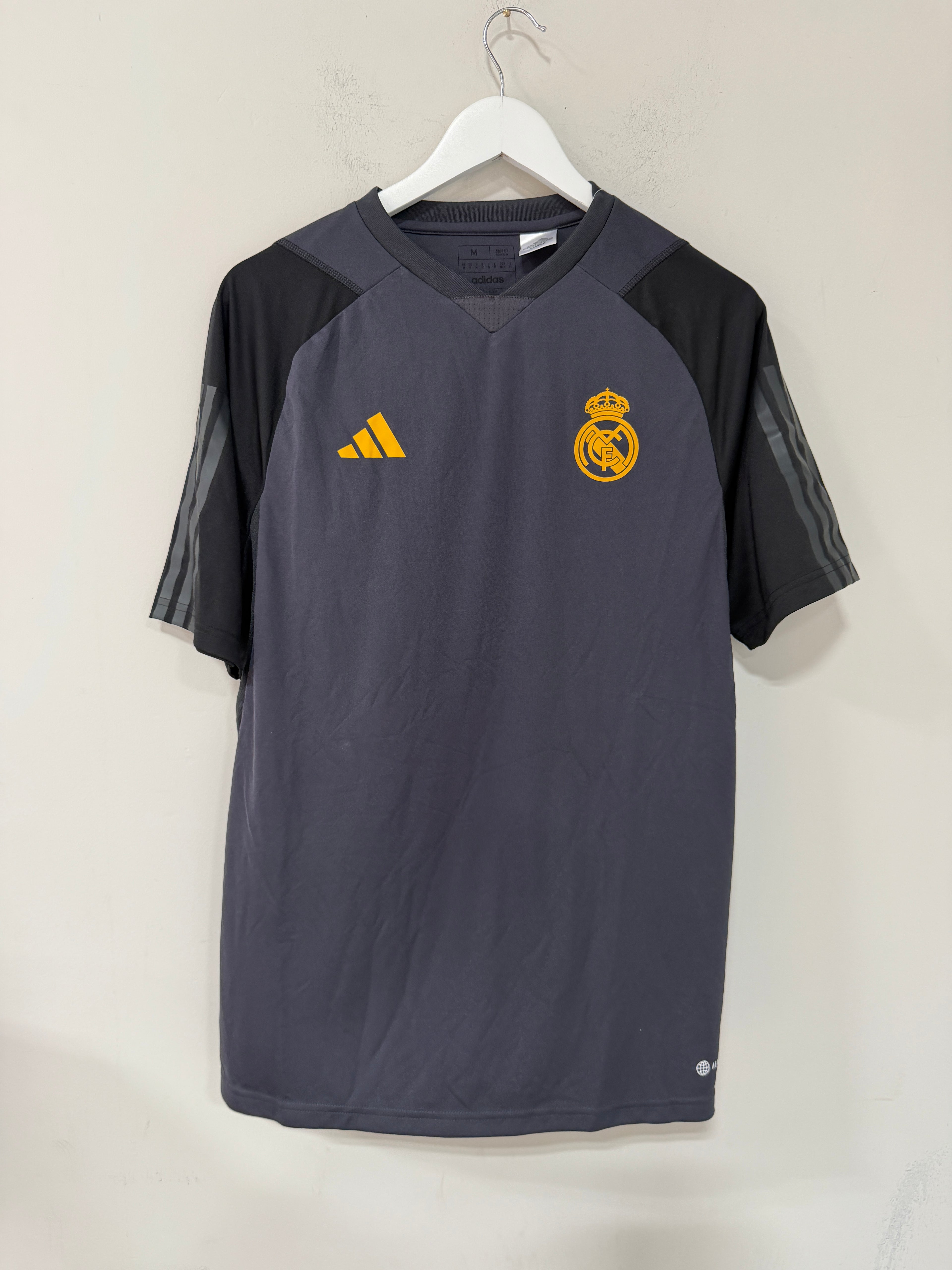 Adidas Real Madrid Charcoal Jersey Mens Sz Medium