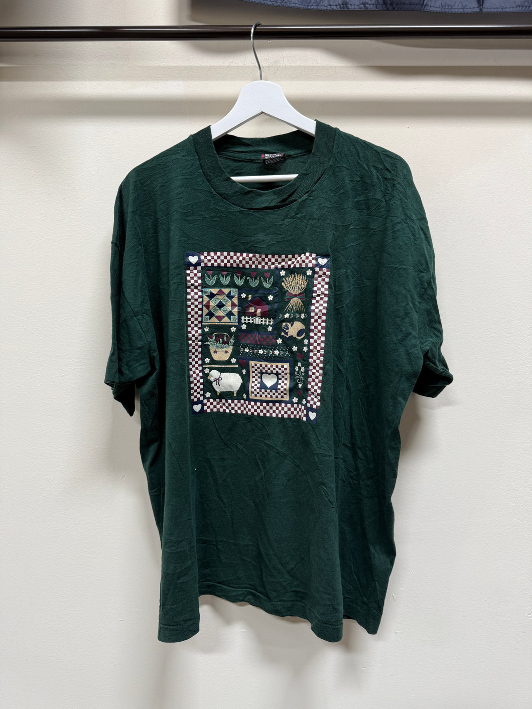 Vintage T-Shirt Green Sz XXL