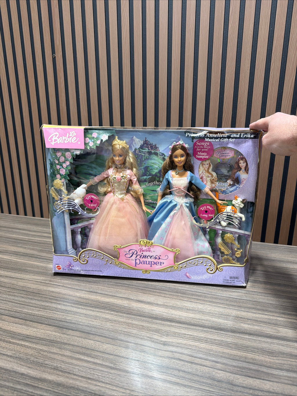 Barbie as The Princess and the Pauper Princess Anneliese and Erika Musical Gift Set 2004