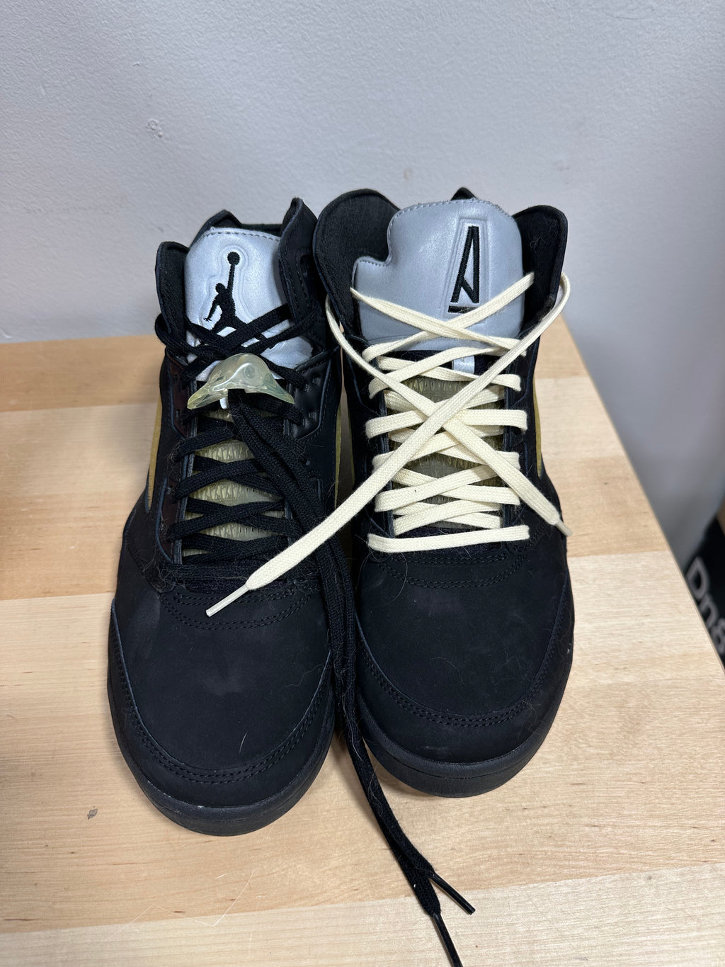 A Ma Maniére x Air Jordan 5 Retro "Dusk" Black Nubuck - Men's Size 10.5 - FD1330-001 (Shoes Only)