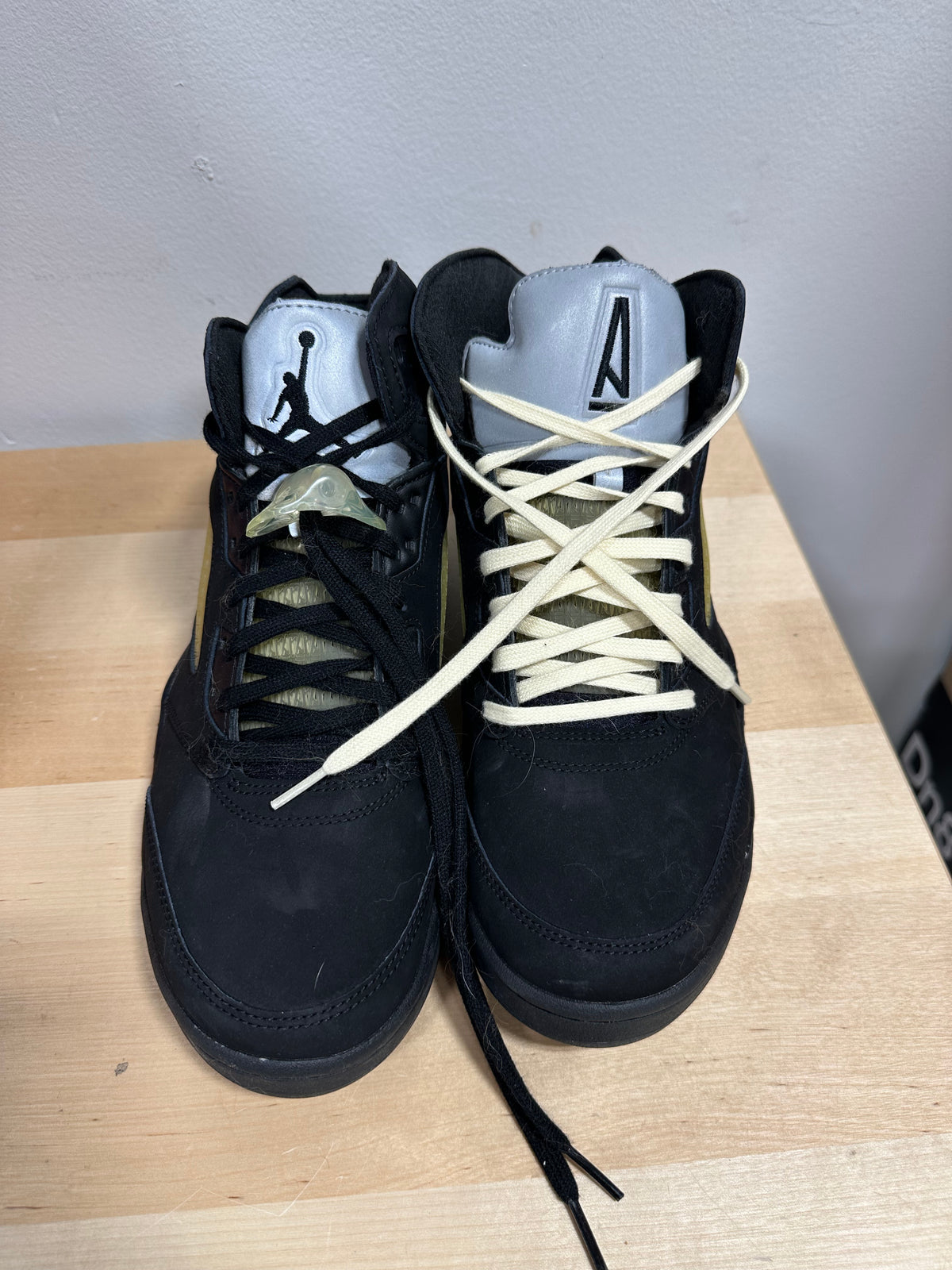 A Ma Maniére x Air Jordan 5 Retro "Dusk" Black Nubuck - Men's Size 10.5 - FD1330-001 (Shoes Only)