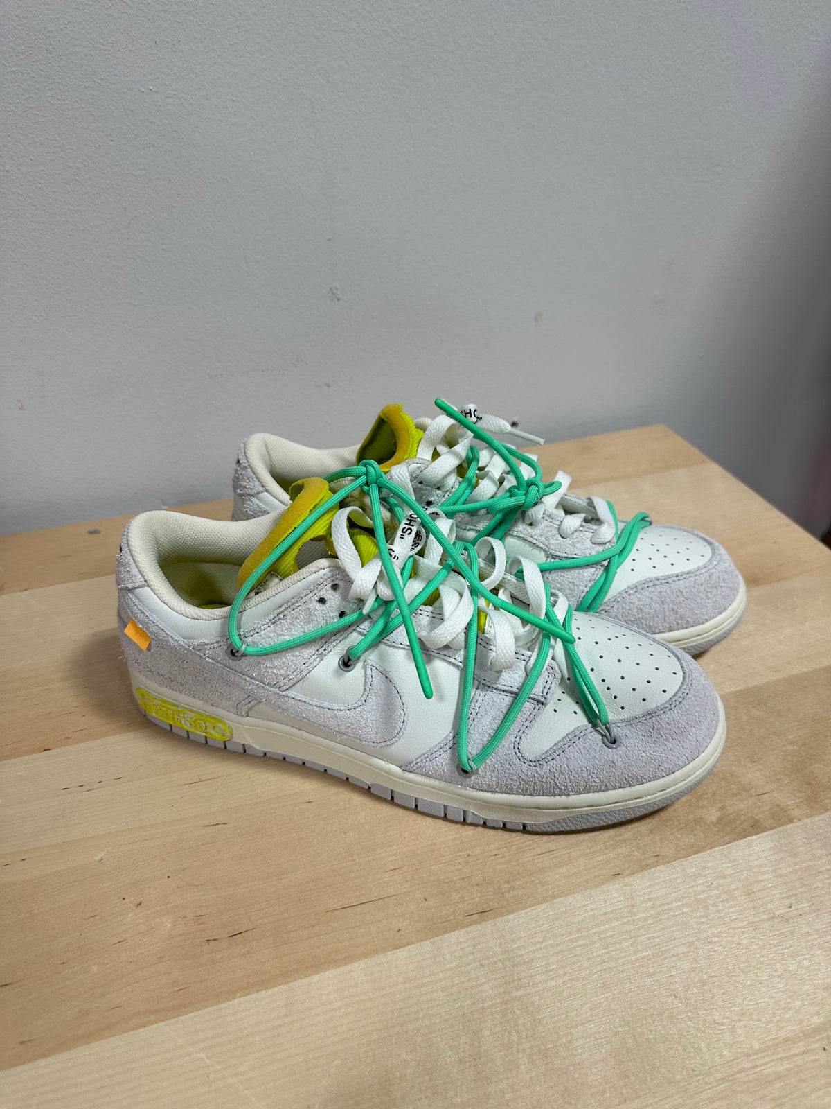Off-White x Nike Dunk Low "The 50" - Lot 07 of 50 - Men's Size 10.5 - DJ0950-106 (Shoes Only)
