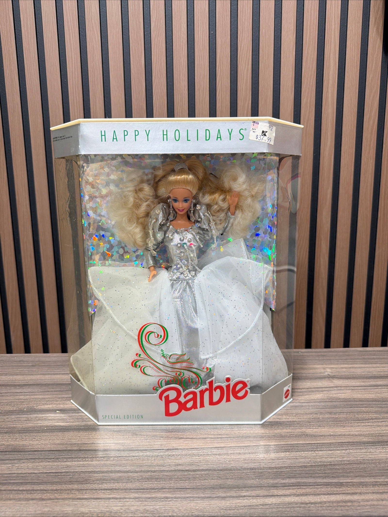 1992 Happy Holidays Barbie Doll Mattel 1429