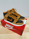 Nike Dunk High Retro PRM "Dark Curry / Russet" Suede - Men's Size 10.5 - DD1401-200 (With OG Box)