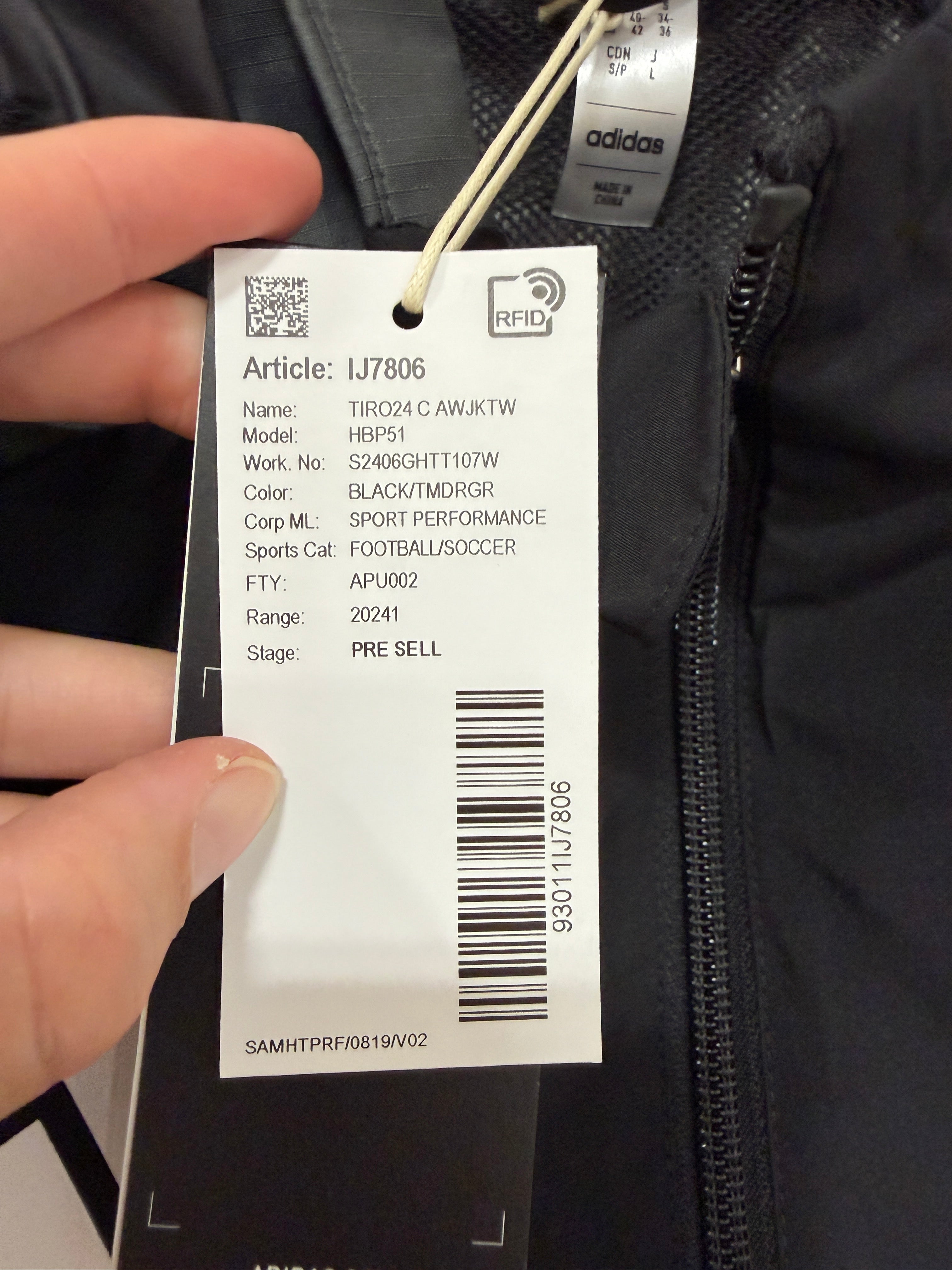 Adidas Tiro 24 Club All-Weather Jacket Women's – Black