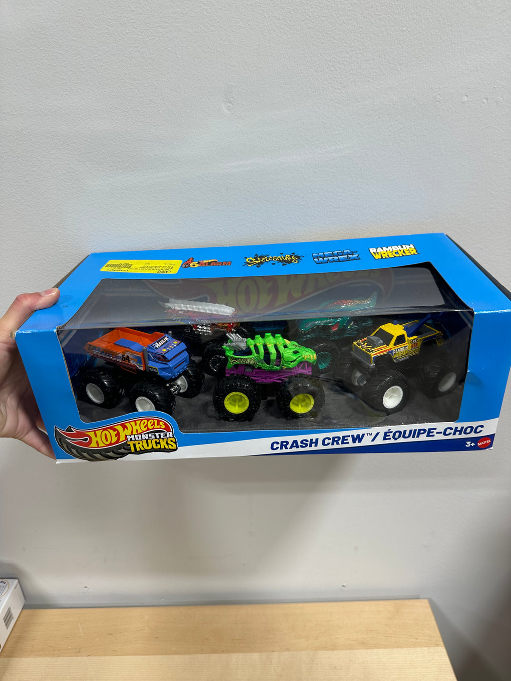 New Hot Wheels Monster Trucks Crash Crew 5-Pack (1:64 Scale Die-Cast Set)