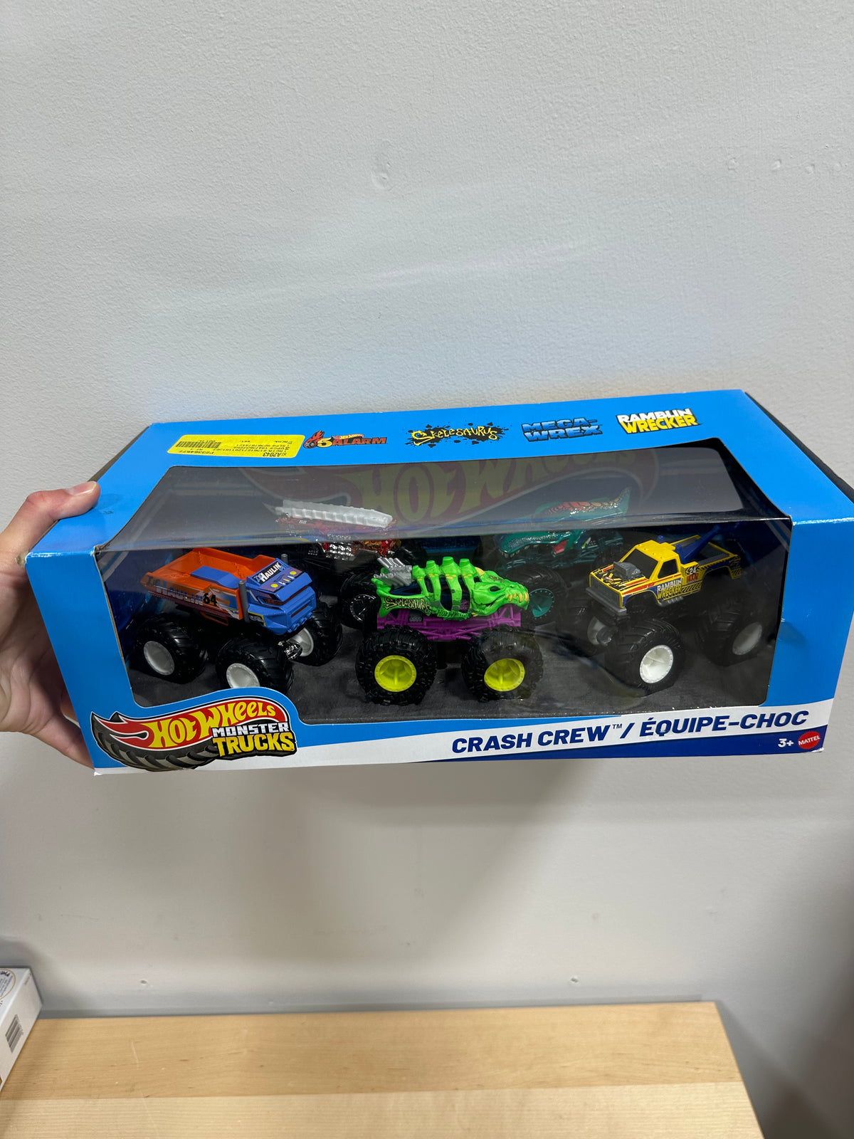 New Hot Wheels Monster Trucks Crash Crew 5-Pack (1:64 Scale Die-Cast Set)