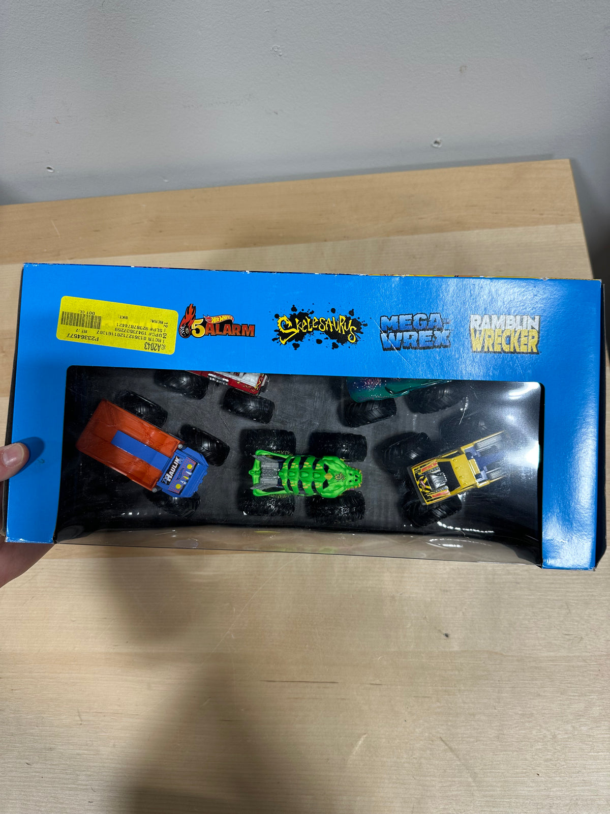 New Hot Wheels Monster Trucks Crash Crew 5-Pack (1:64 Scale Die-Cast Set)