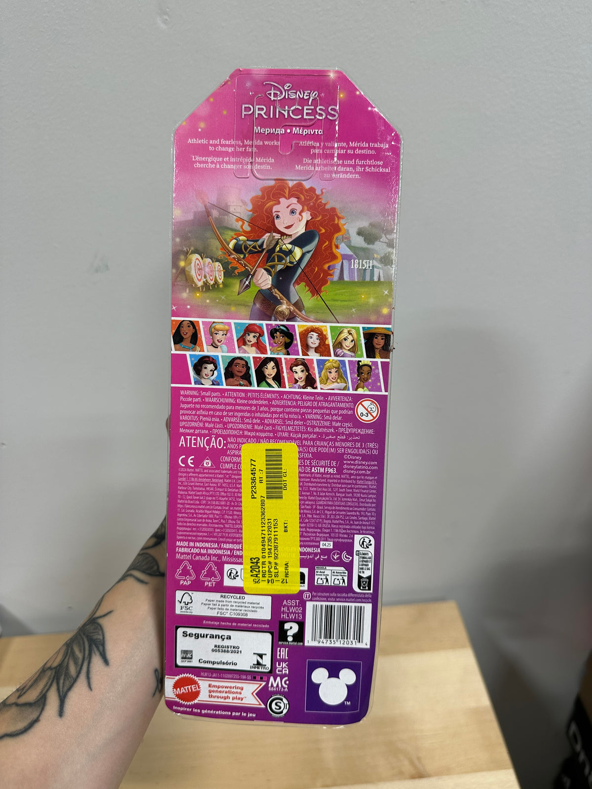 NEW Mattel Disney Princess Merida 11" Fashion Doll (Factory Sealed)
