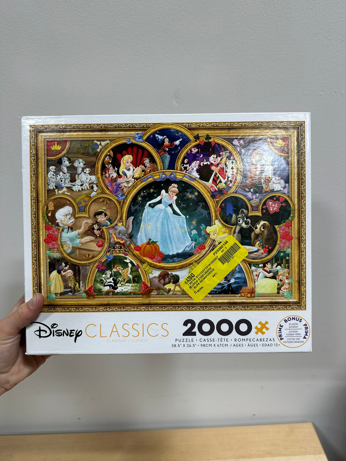 Disney Classics 2000-Piece Jigsaw Puzzle