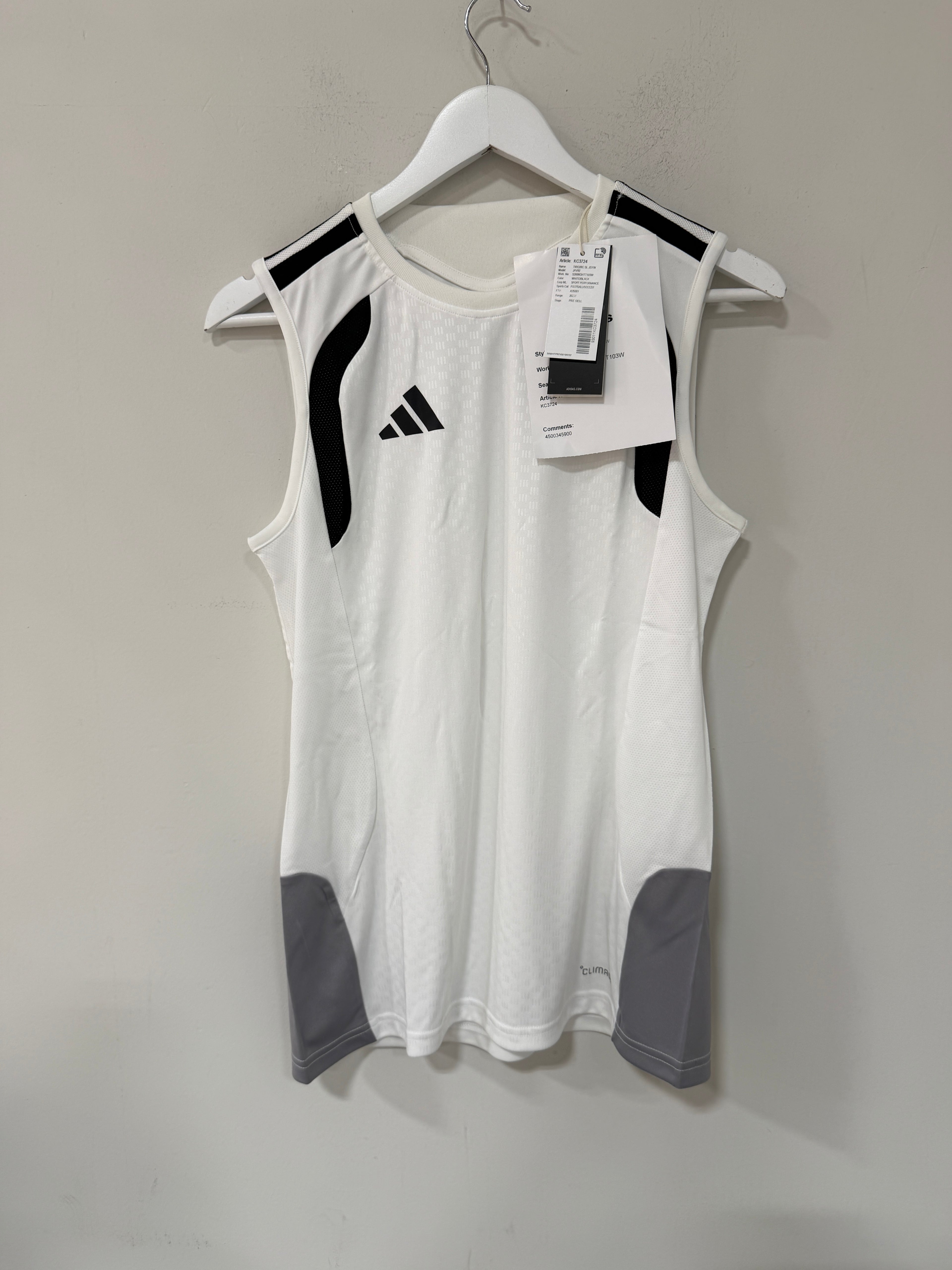Adidas Tiro 26 Sleeveless Jersey Womens Size Small