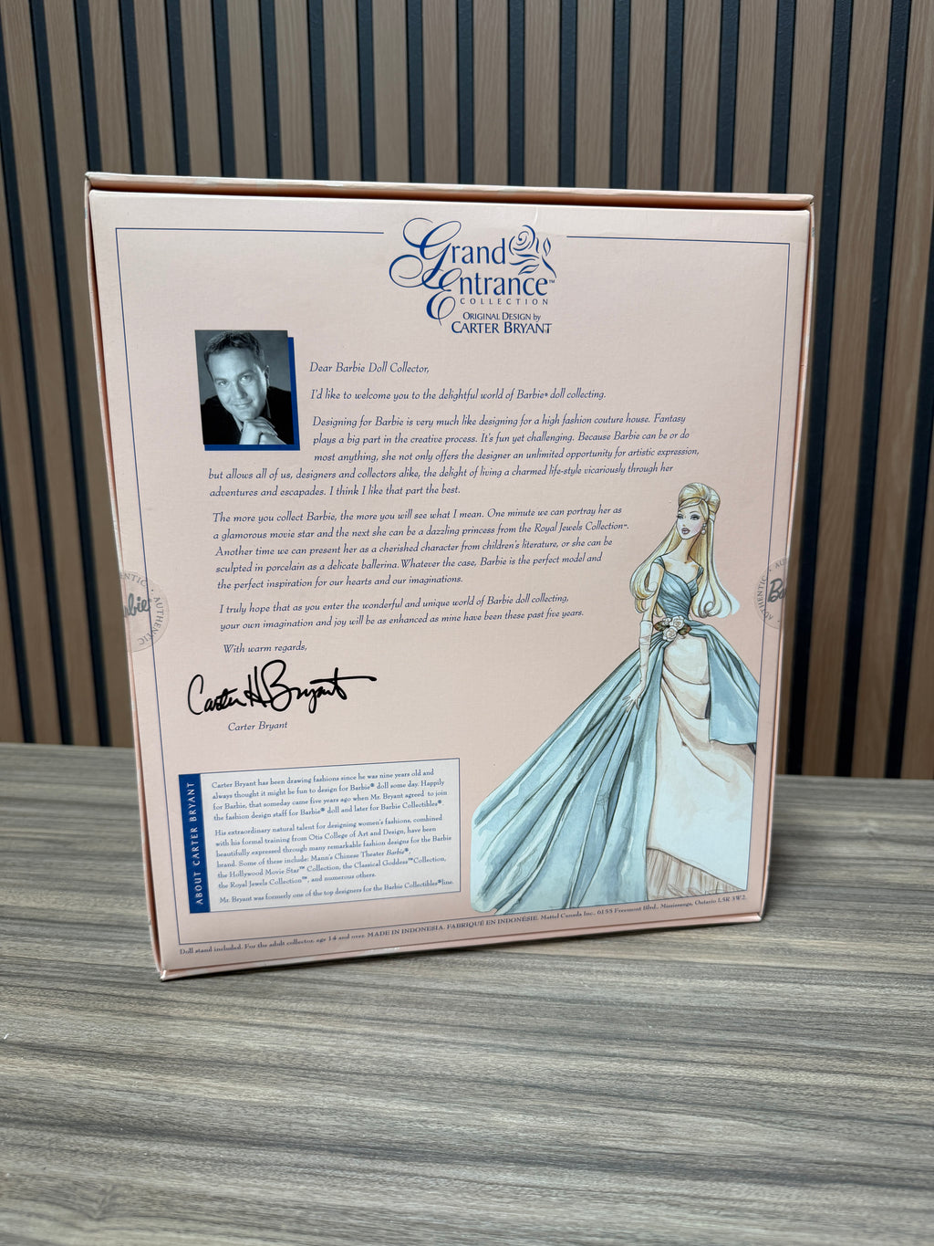 Barbie 2000 Grand Entrance Design by Carter Bryant Collector Edition