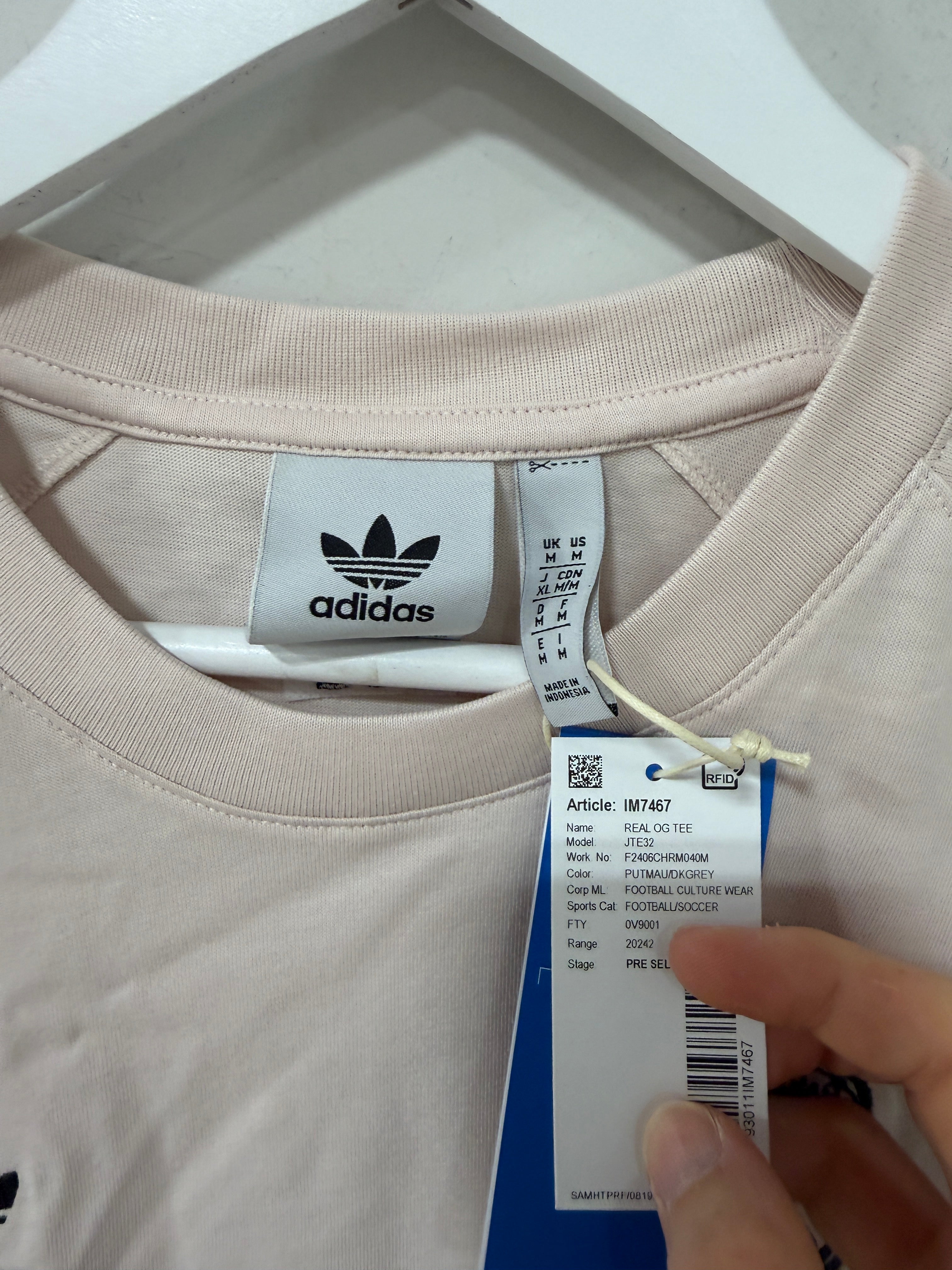 Adidas Real Madrid Originals Trefoil T-Shirt – Putty Maude