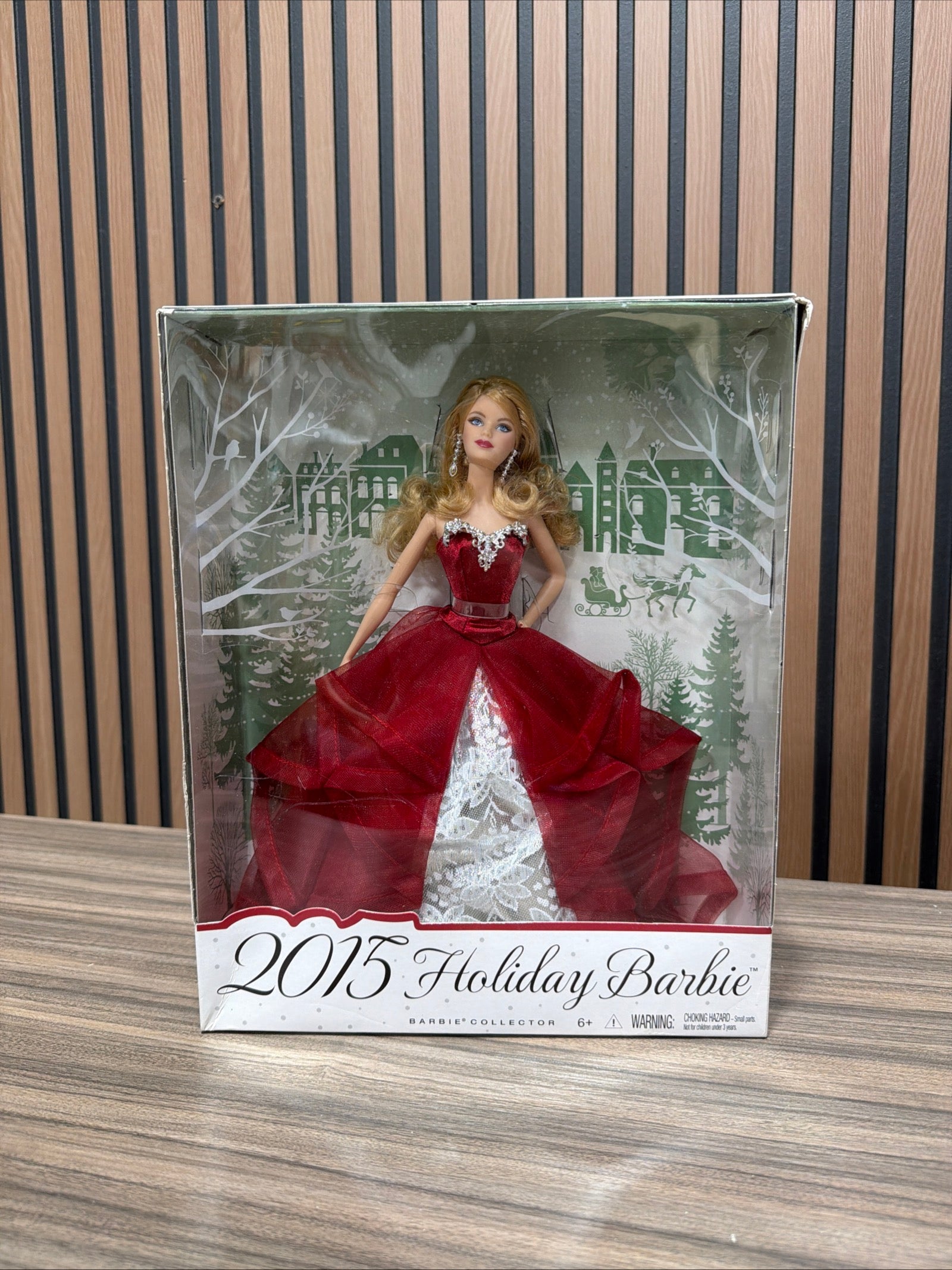 MATTEL Holiday Barbie 2015 Doll Playset From Japan