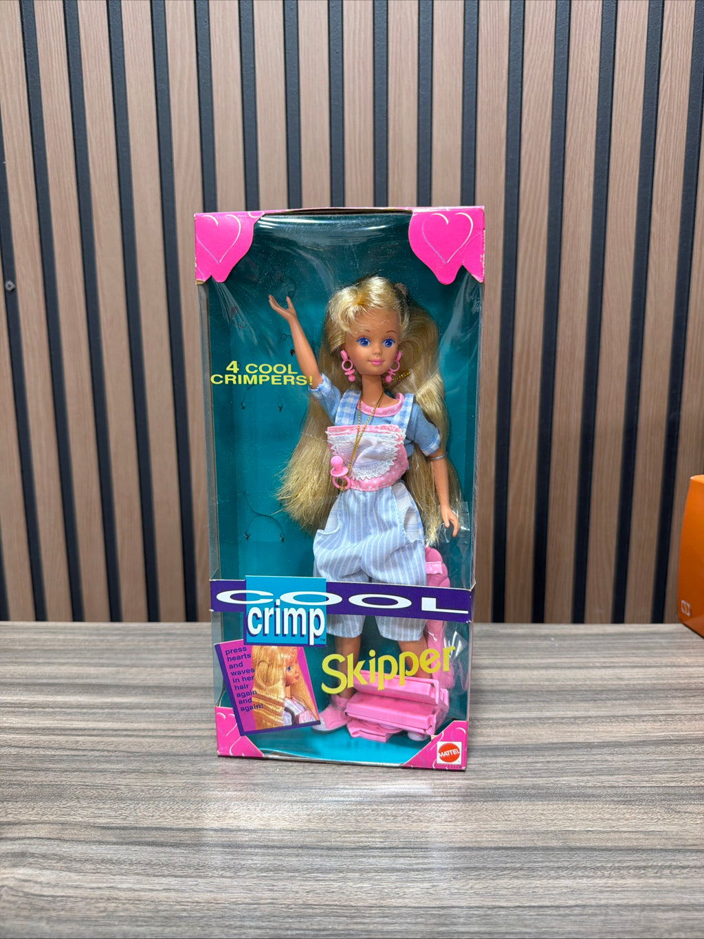 Barbie Cool Crimp Skipper Doll w Long Hair Mattel 11179