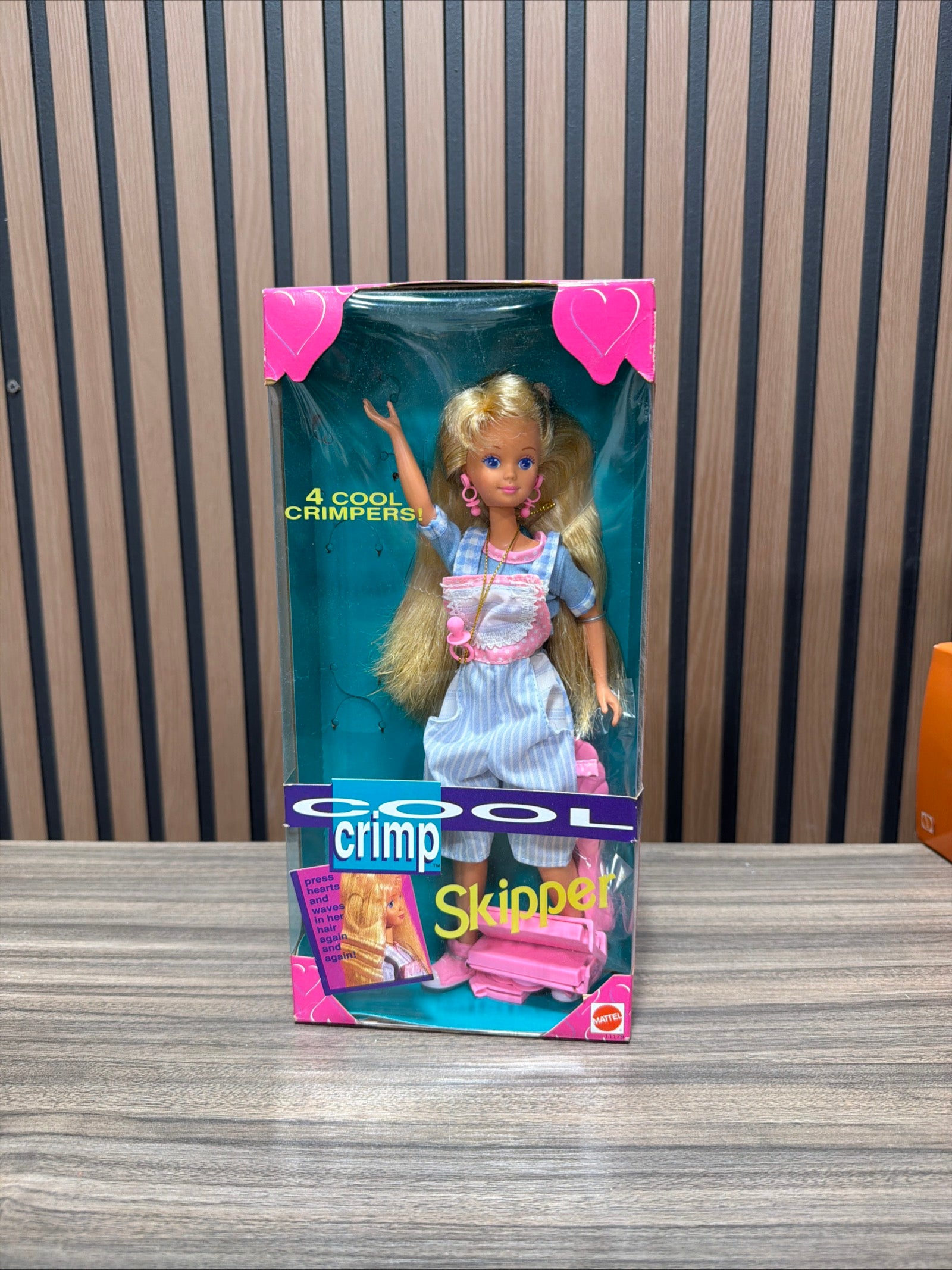 Barbie Cool Crimp Skipper Doll w Long Hair Mattel 11179