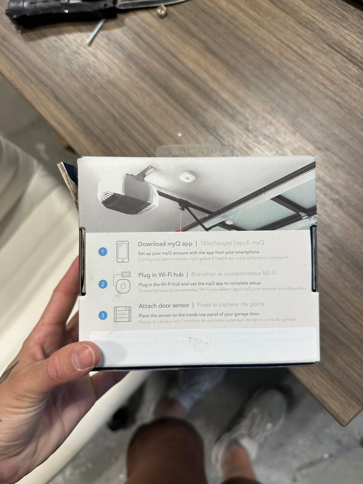Chamberlain myQ Smart Garage Control – Wireless Wi-Fi Hub & Sensor