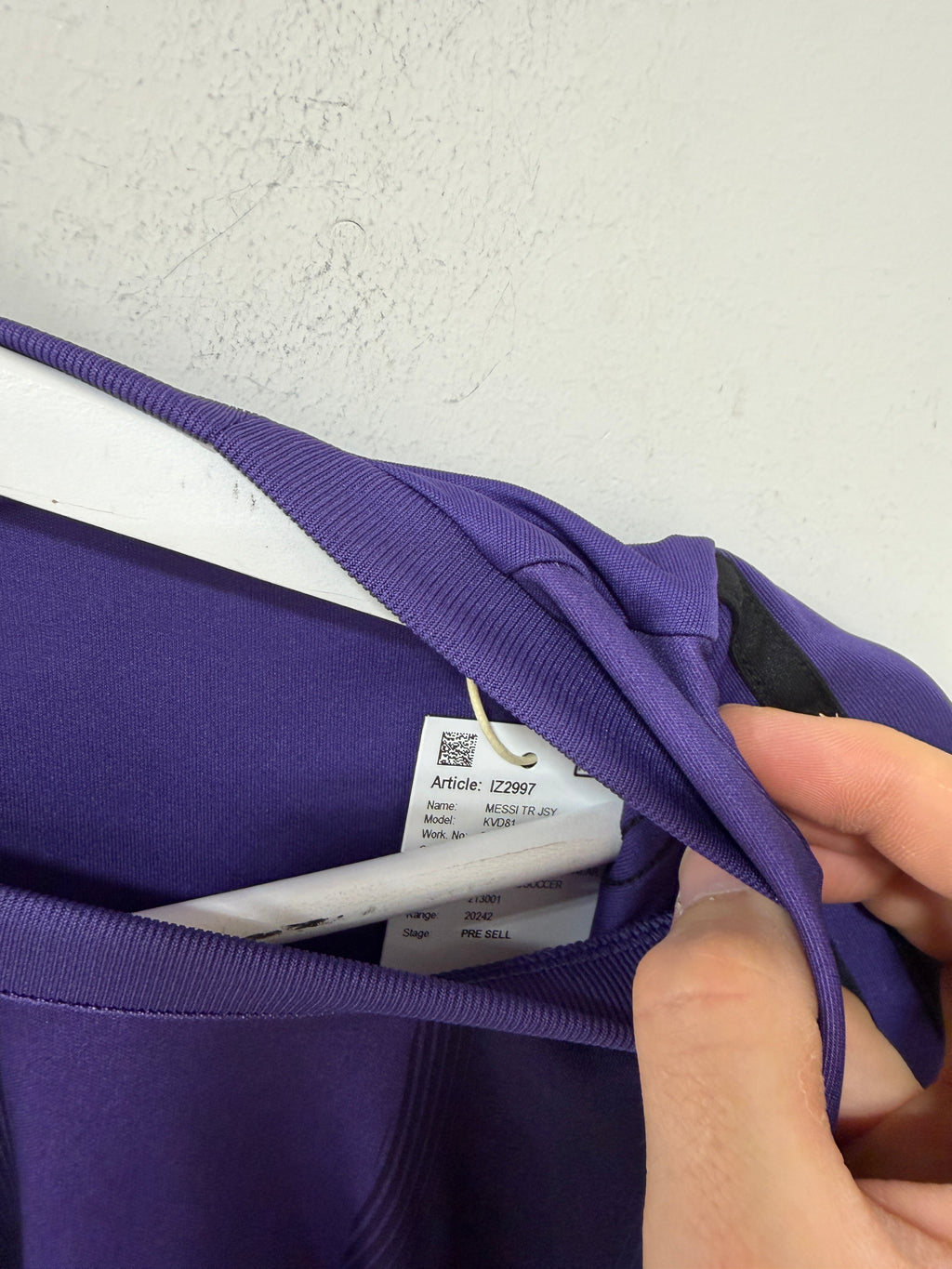 Adidas Messi Track Jersey – Unity Purple
