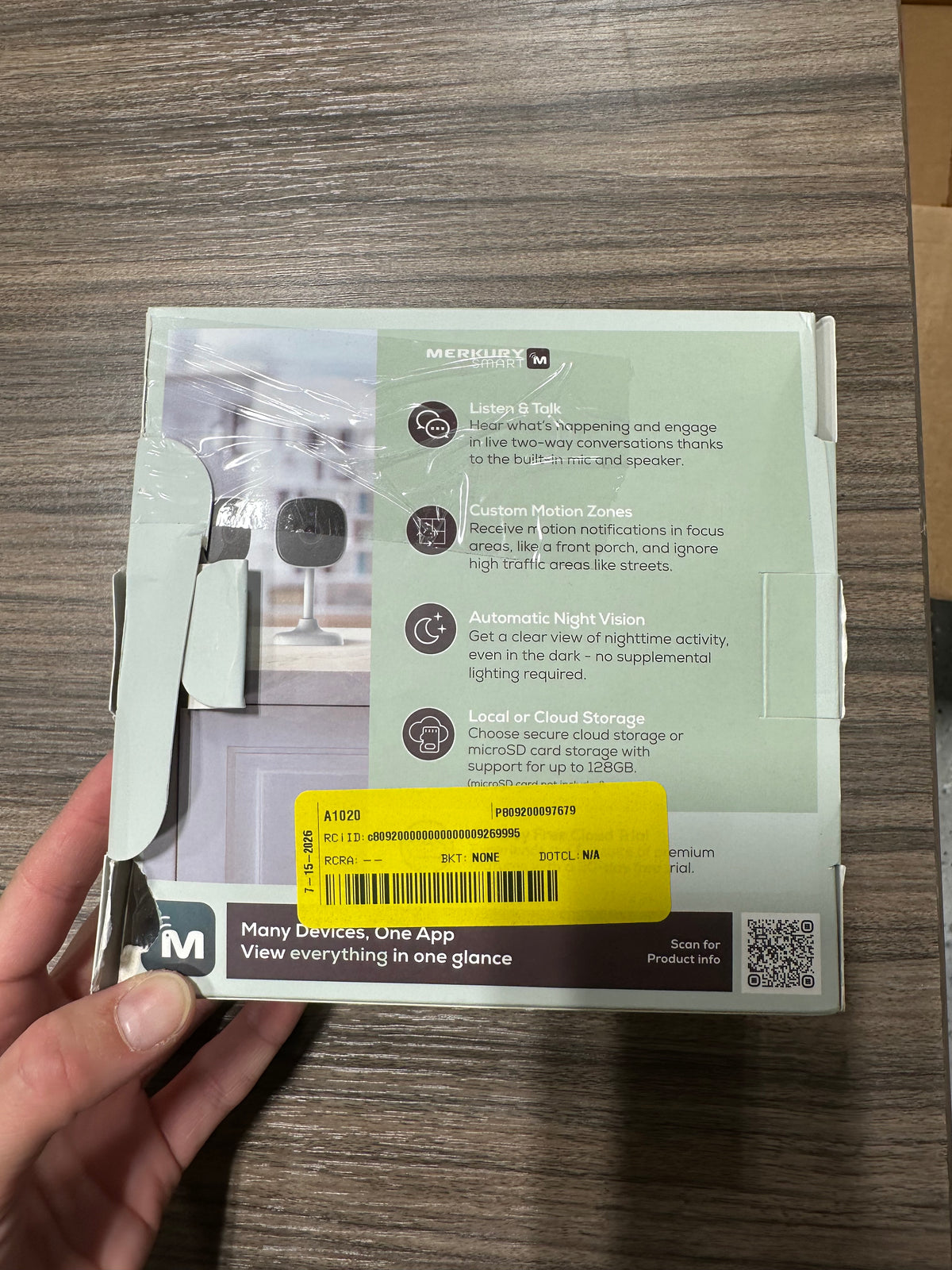 Merkury Smart Indoor Camera 2-Pack – 1080p HD Wi-Fi Home Security Cams
