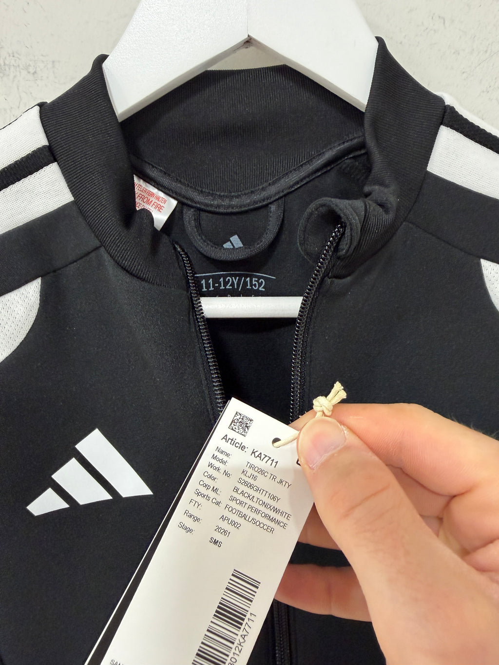 Adidas Tiro 26 Club Track Jacket Youth – Black/Light