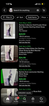 Load image into Gallery viewer, Bob Mackie The Sterling Silver Rose Barbie

