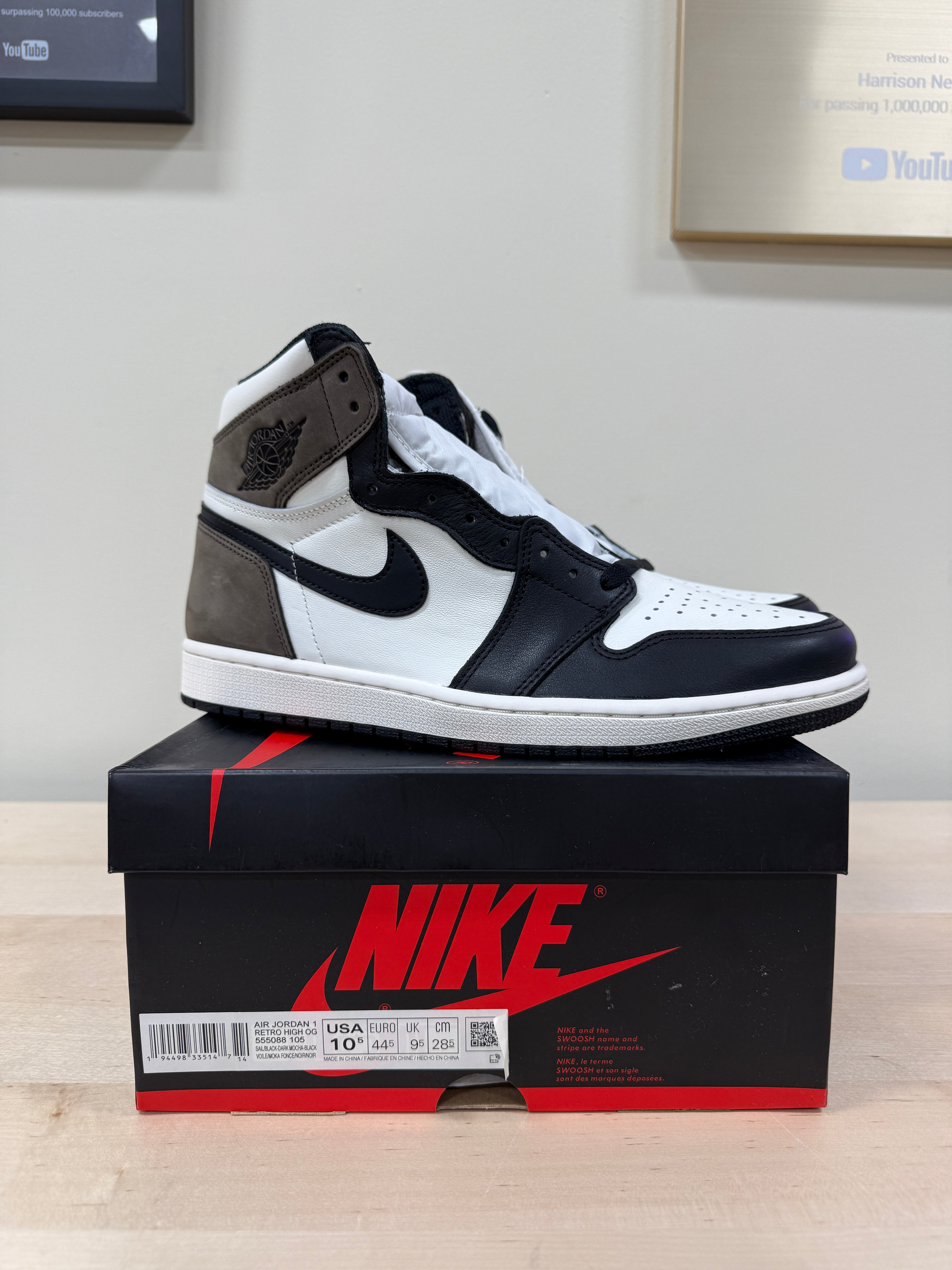Jordan 1 High Mocha Sz 10.5