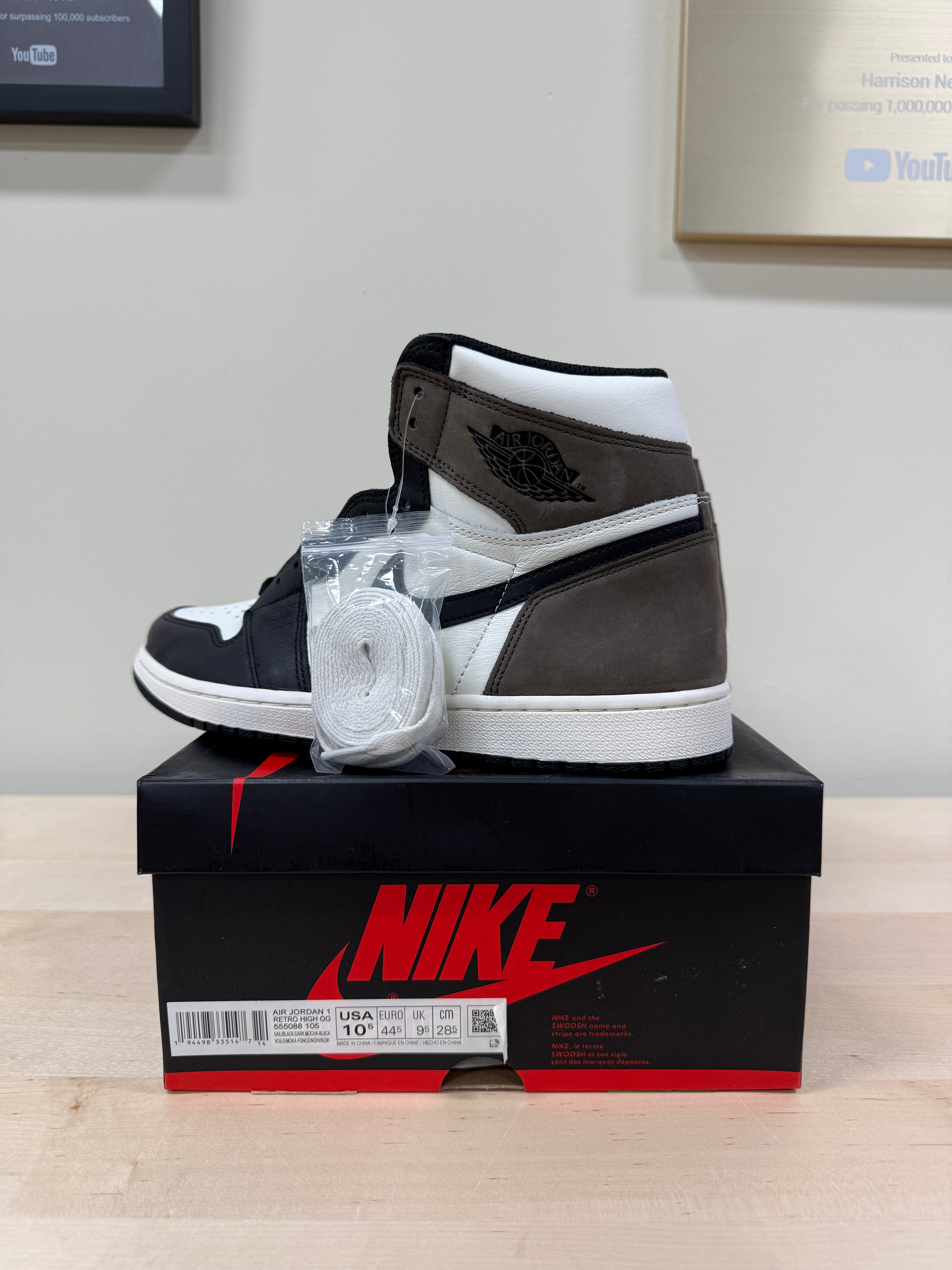 Jordan 1 High Mocha Sz 10.5