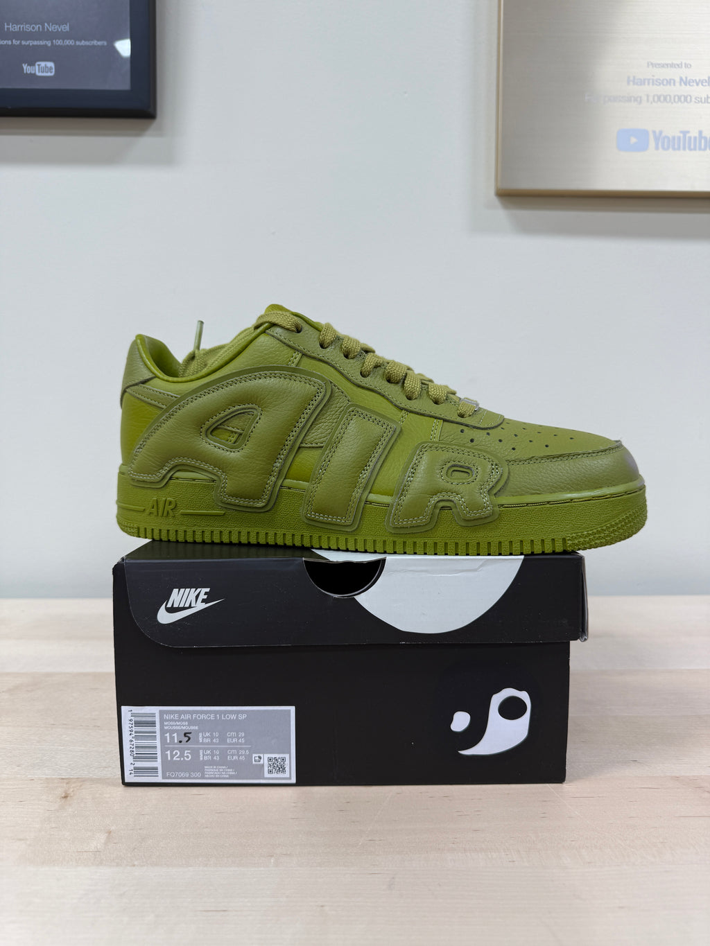 Air Force One Low CPFM Moss Sz 11.5